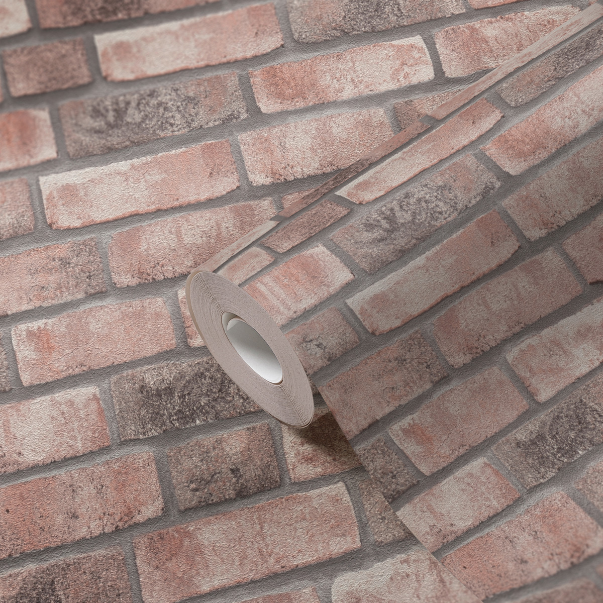 Papier peint Brique London rose - Elements 2 d'A.S. Création ROLLZ | Réf. AS-388122