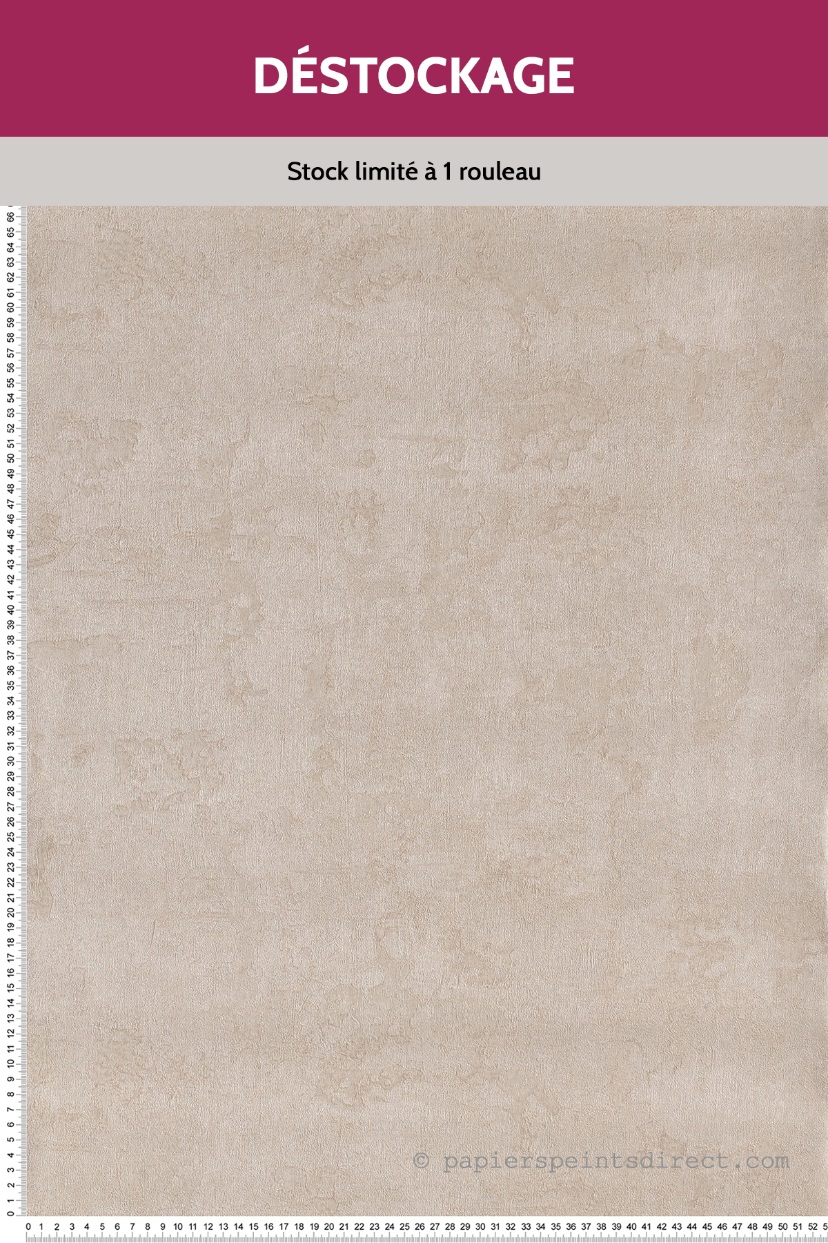 Papier peint Destockage - Béton écru - Sauvage