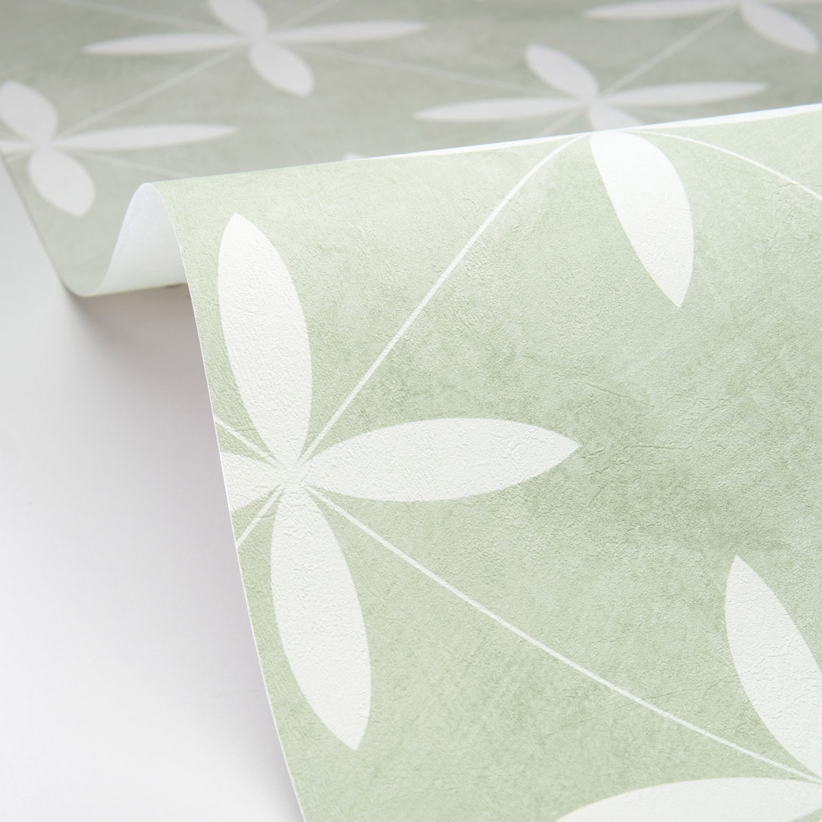 Papier peint Carreaux Cement Tiles vert d'eau - Kitchen Box de Casélio amb2| Réf. KBO106900746