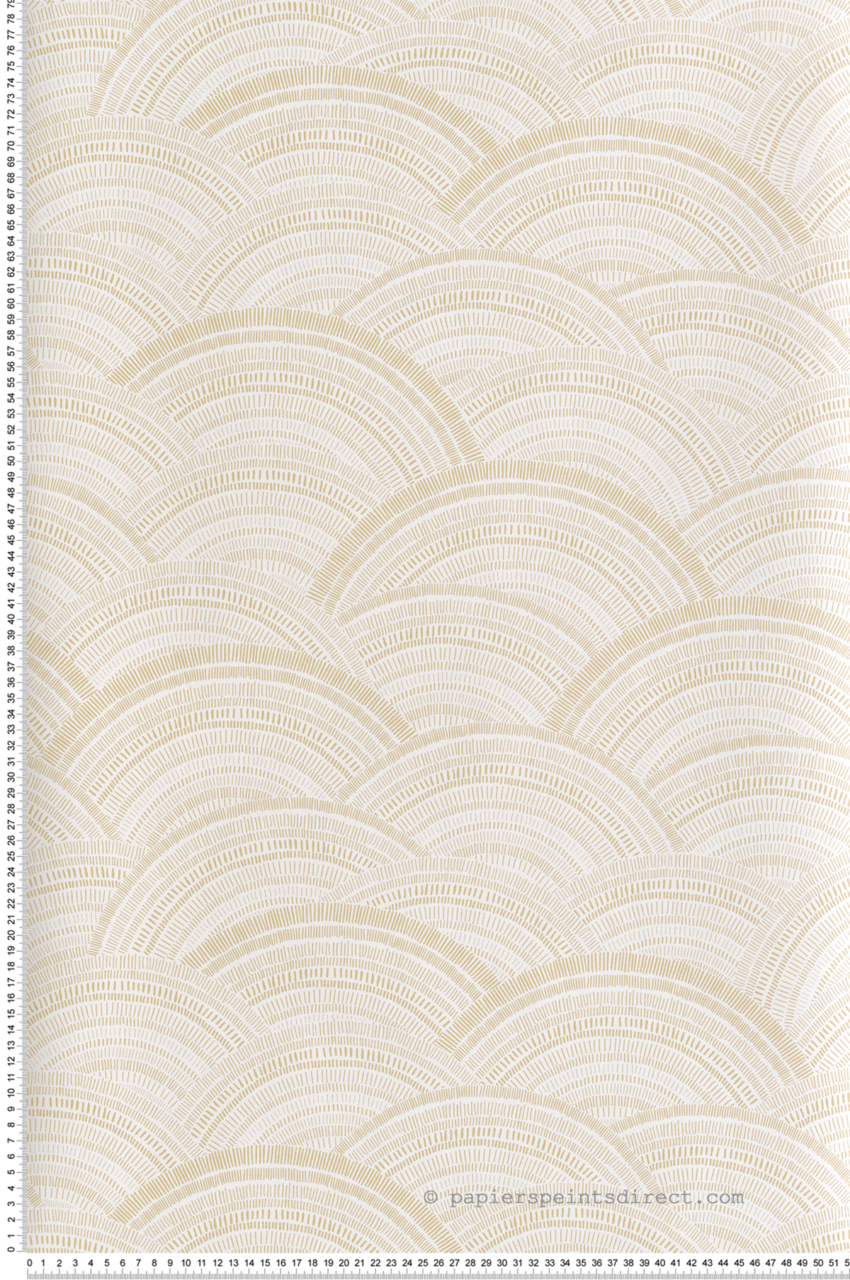 Papier peint Vague Abstraite Encircle jaune - Harmony de Lutèce | Réf. LTC-FD27204