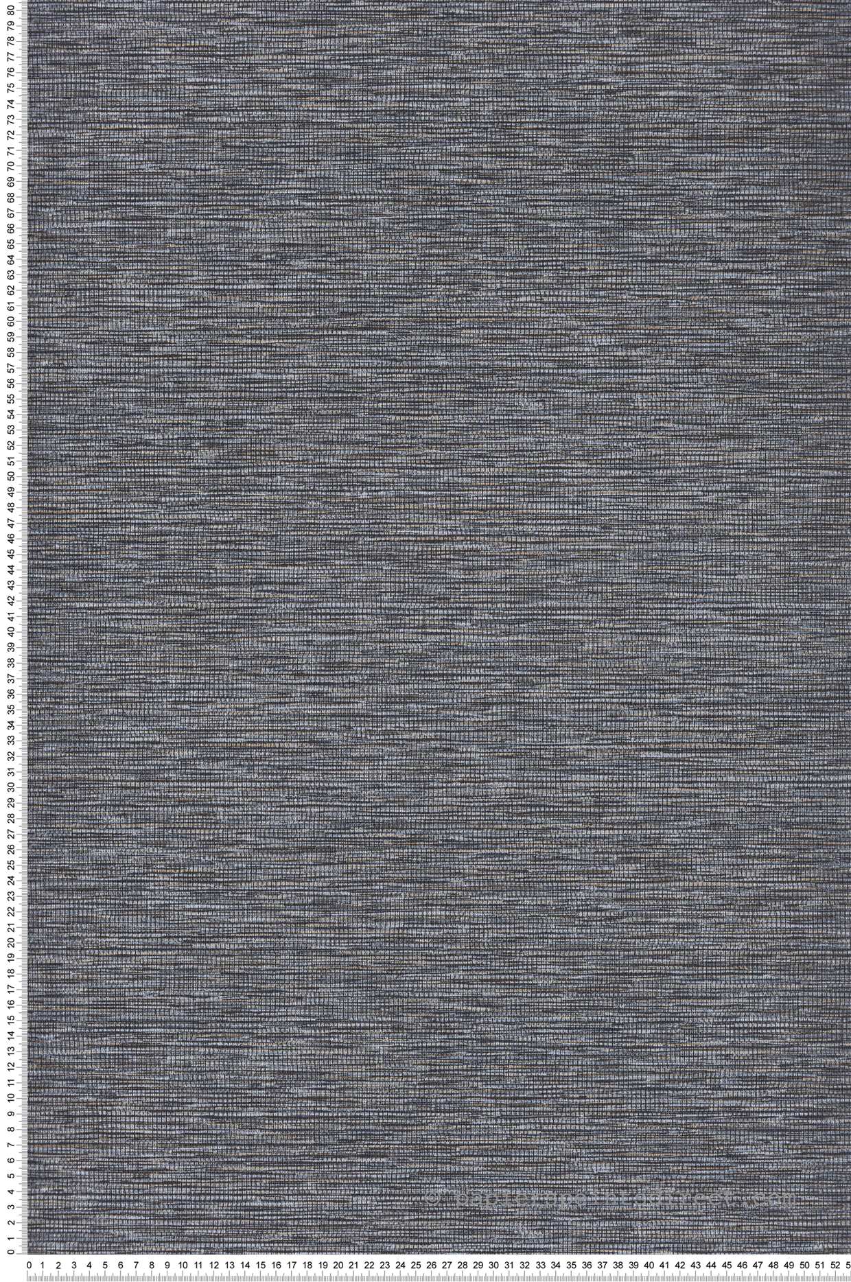 Papier peint Paille Japonaise noir bleu jaune - Shamal de Montecolino | Réf. MC-NHW1011