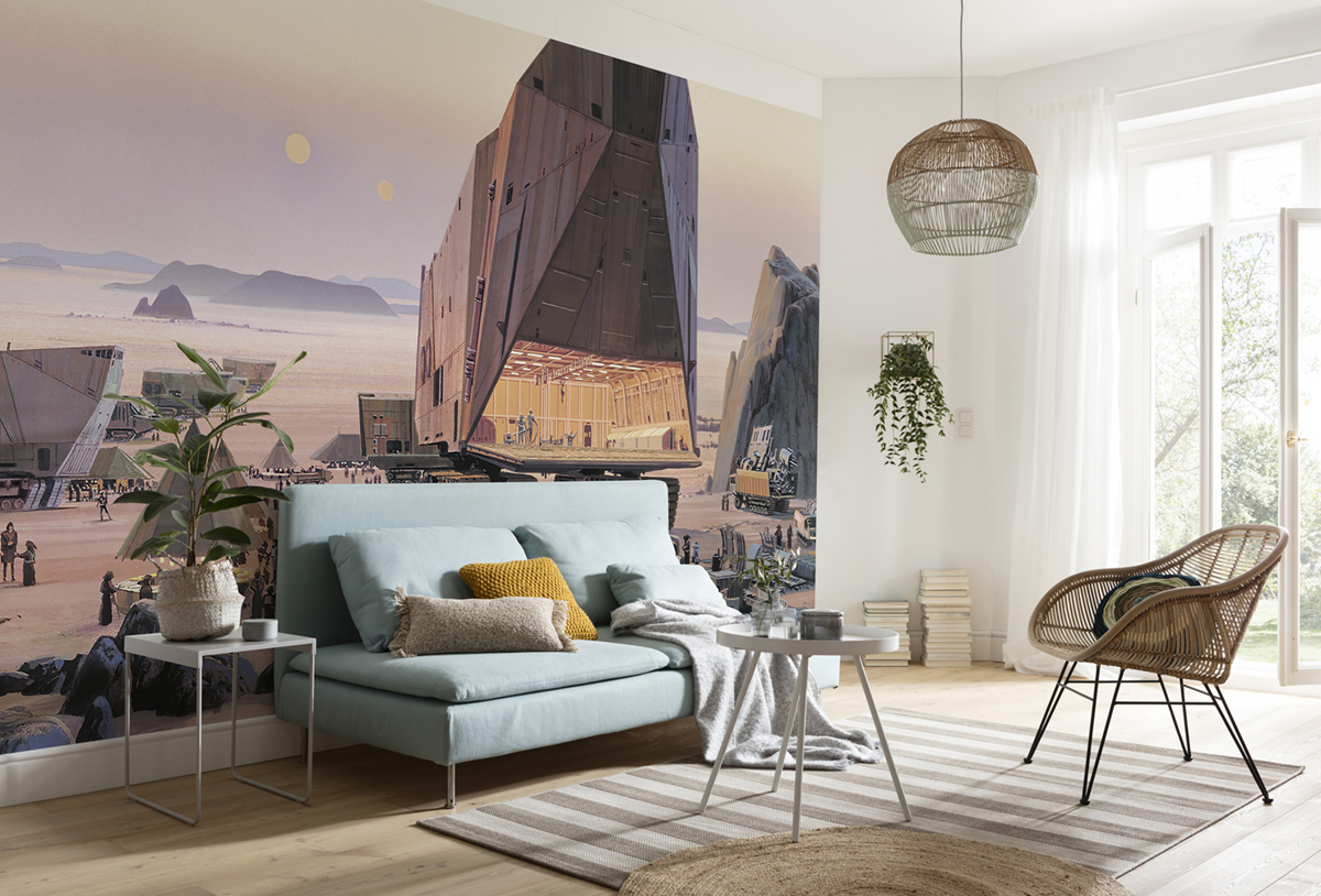 Papier peint Star Wars Classic RMQ Java Market - Papier peint Panoramique Komar