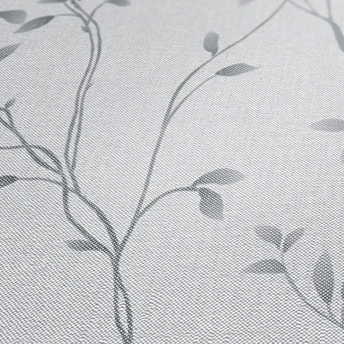 Papier peint Feuille Epurée gris bleu fumée - Pure Elegance d'A.S. Création AMBZ | Réf. AS-397674