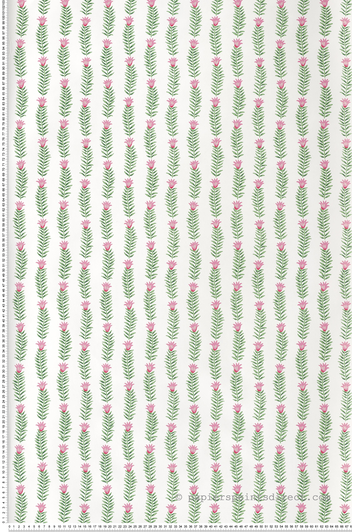 Papier peint Petite Feuille Eden rose - Rifle Paper Co. 2 de York (Initiales) | Réf. INI-RP7340