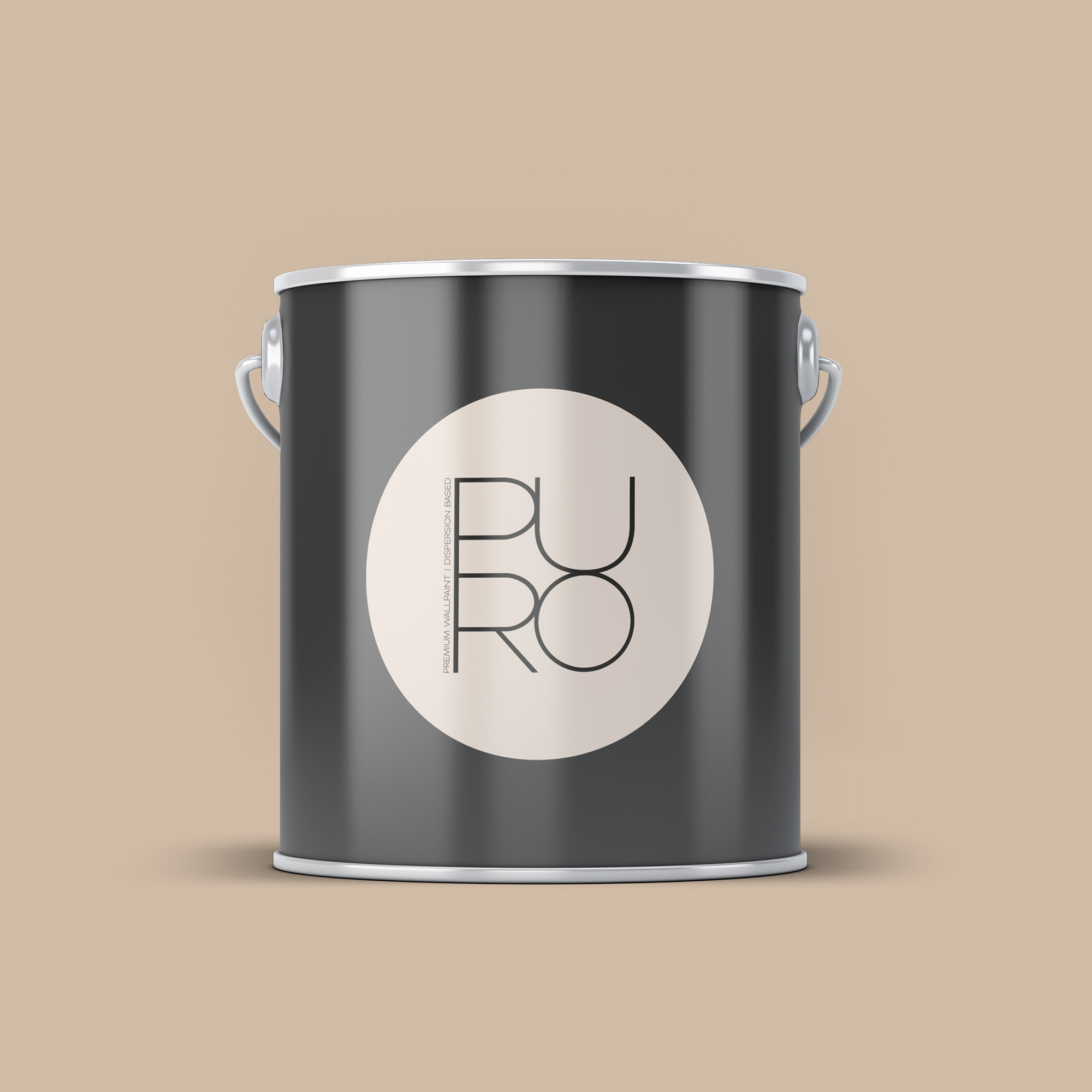 Image d'un pot de 2,5 litres de peinture Puro beige soothing brown - c7016