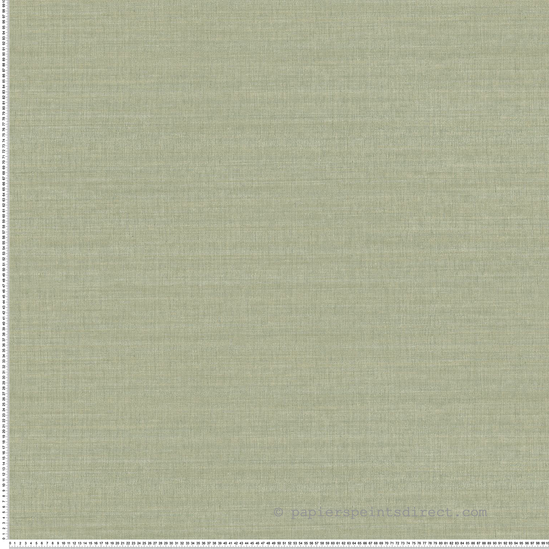 Papier peint Uni Tissage Sora eucalyptus - Légendes de Casamance | Réf. CAS-70172752