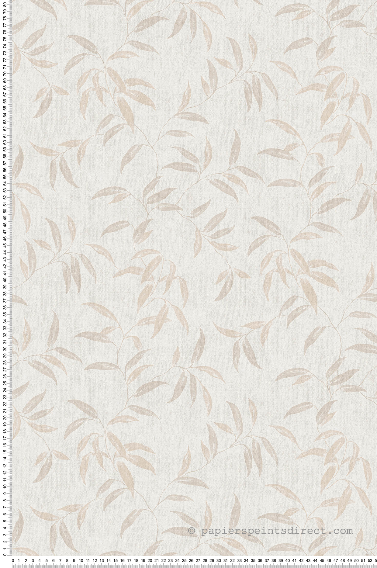 Papier peint Branchage Feuille beige - Fidji de Lutèce | Réf. LTC-8504-2