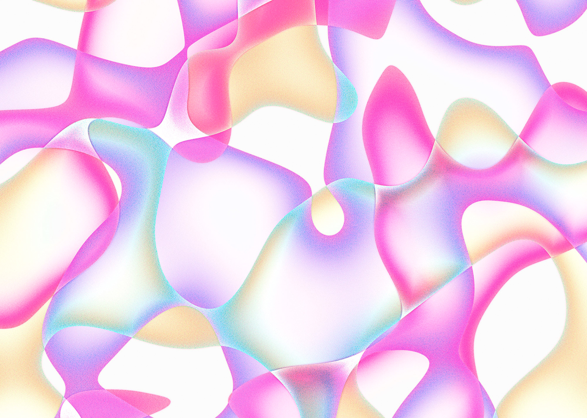 Papier peint panoramique Forme Graphique Flowrider - Papier peint Komar Flair