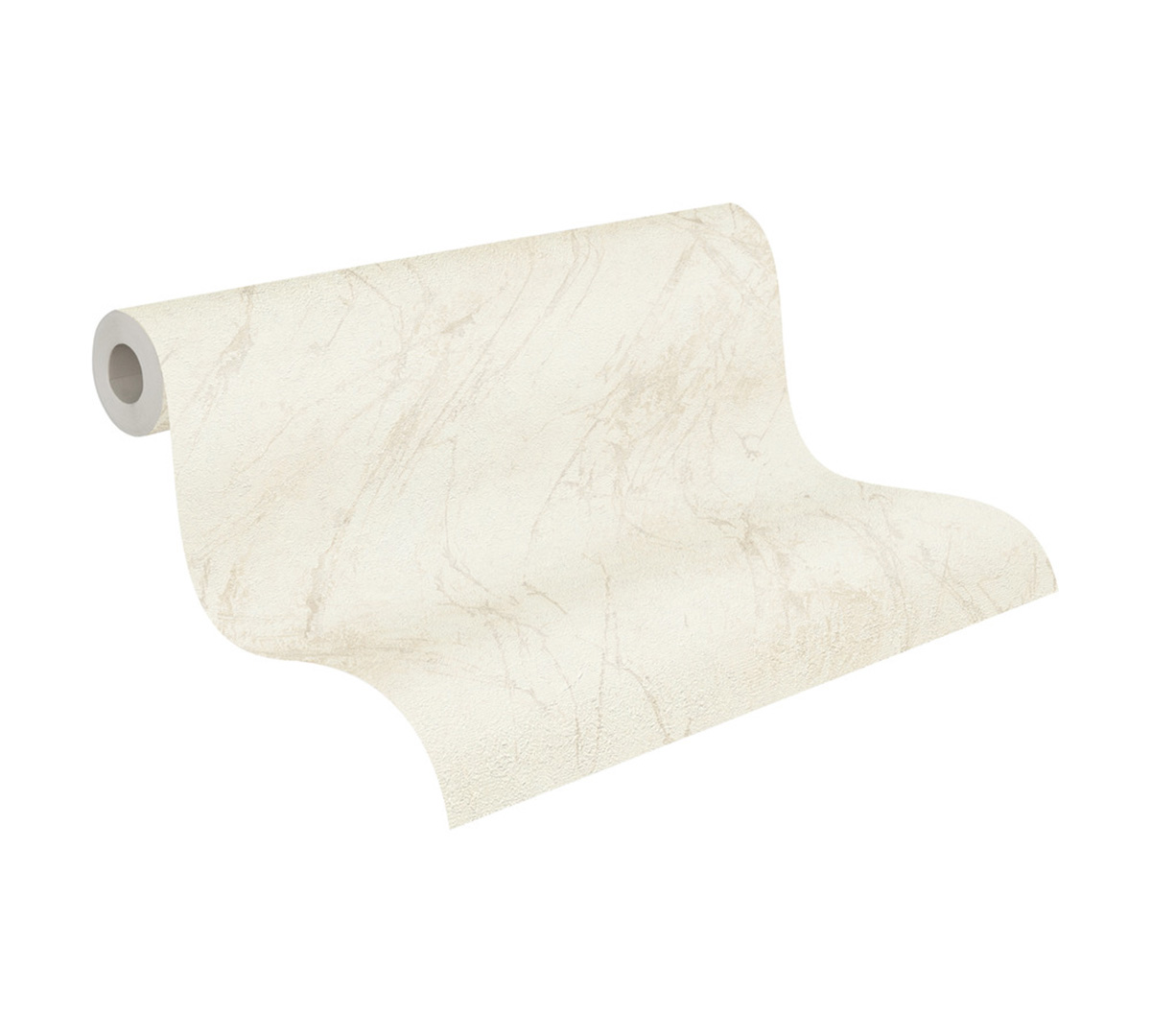 Papier peint Marbre Matière Arts blanc cassé - The BOS d'A.S. Création ROLL | Réf. AS-388171