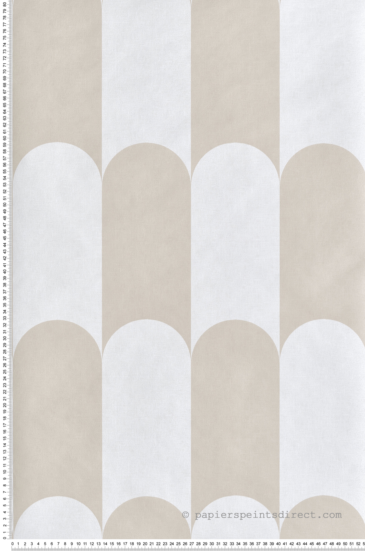 Papier peint Arcade Damier beige - Maison Paradis de Lutèce | Réf. LTC-MP15557