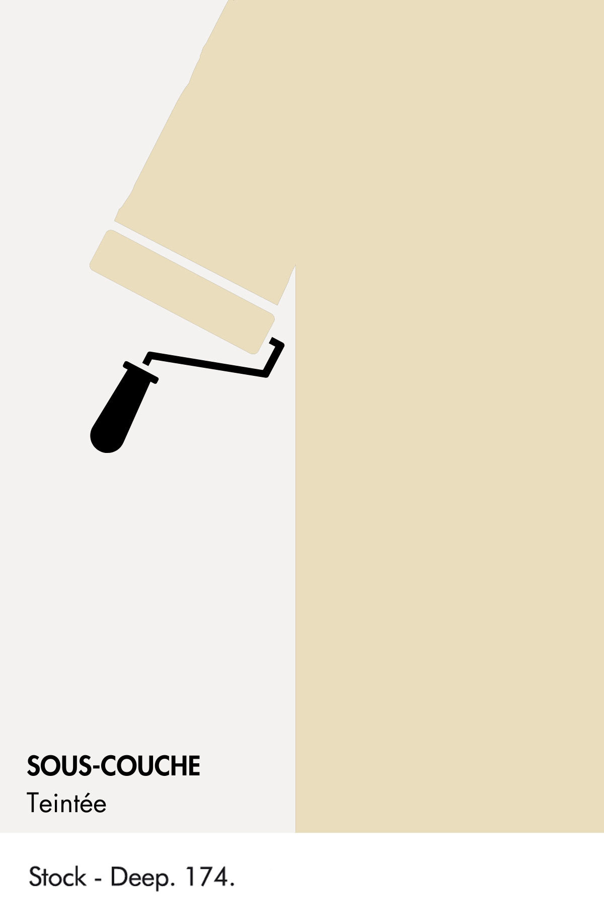 Sous-couche teintée Stock Deep n°174 Wall Primer Sealer 10 litres