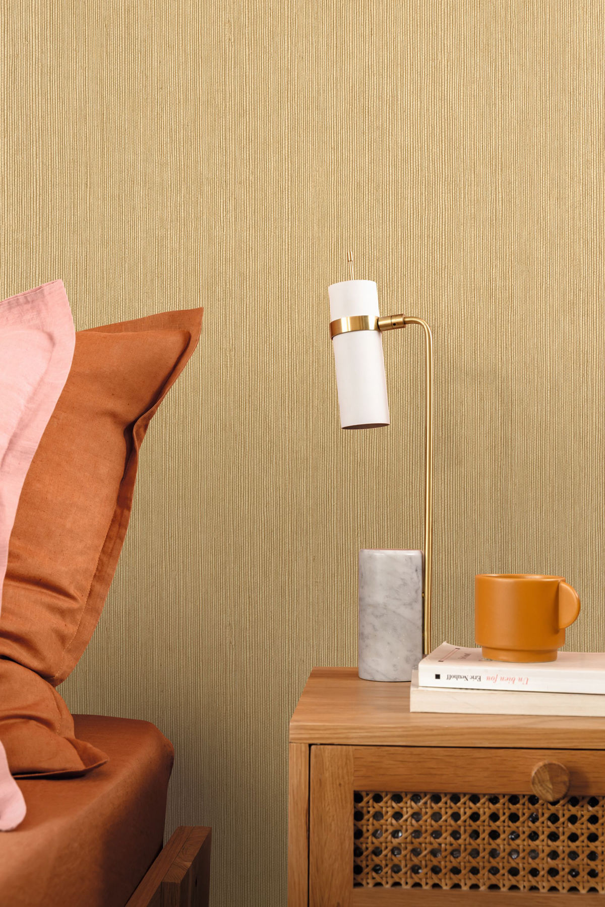 Papier peint Sisal Fibre vanille - Matières de Casélio | Réf. MMT106011403