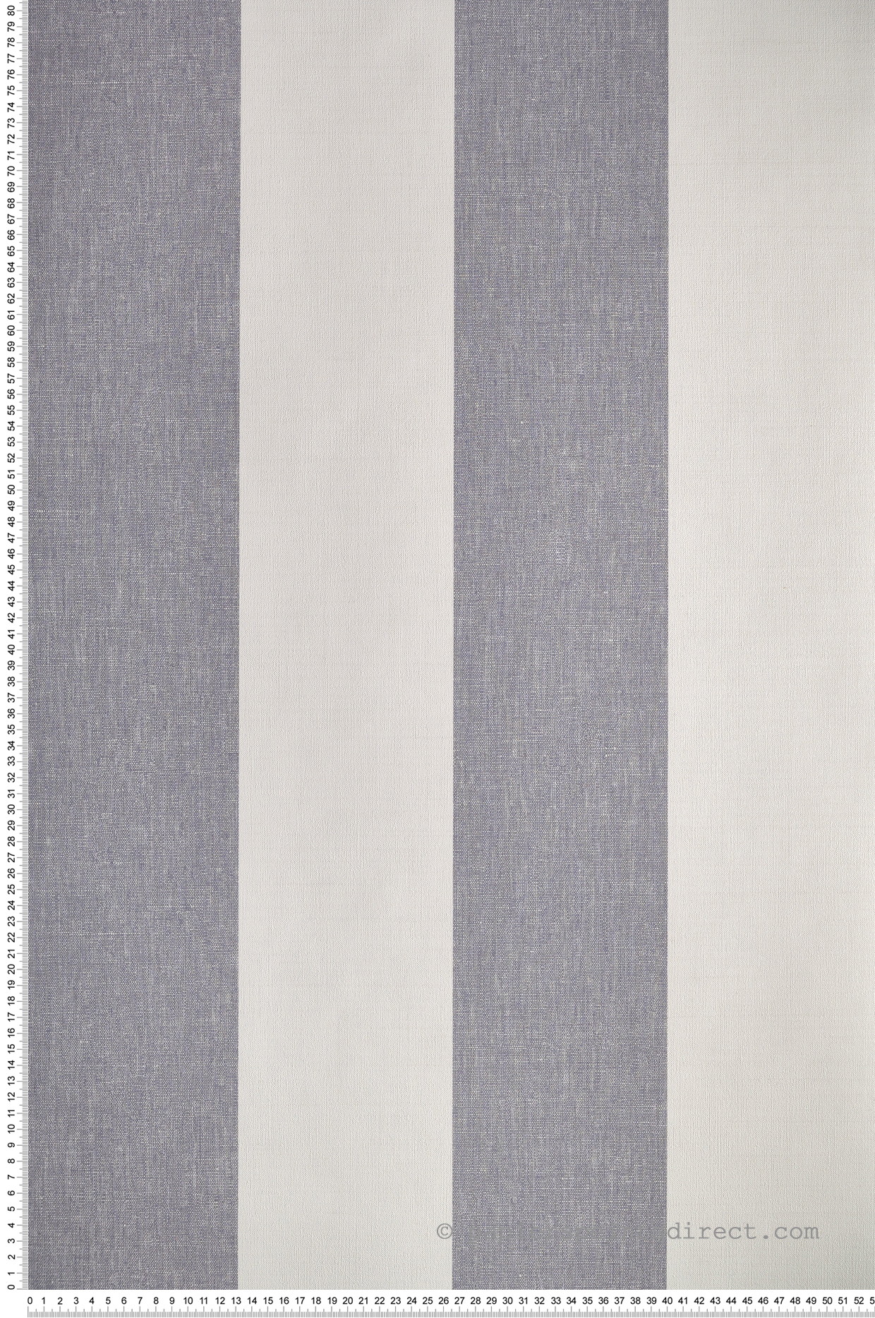 Papier peint Rayure Effet Lin bleu foncé - Les Rayure de Casadéco | Réf. RAYS28466810