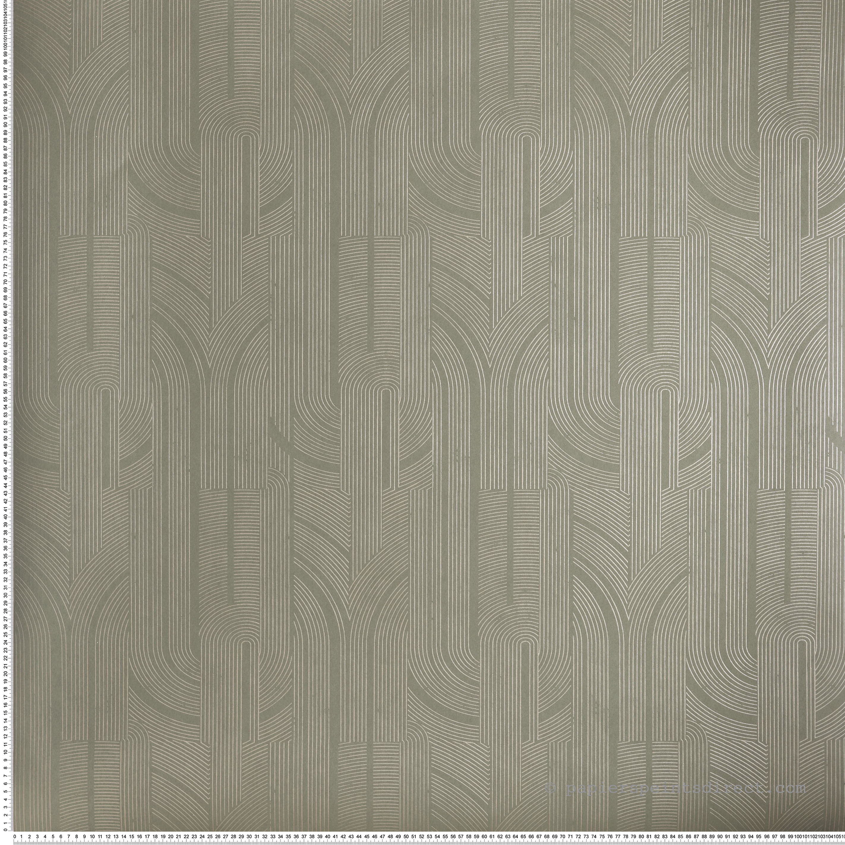 Papier peint Arche Porte kaki irisé - Faubourg des Lumières de Casamance | Réf. CAS-76281936