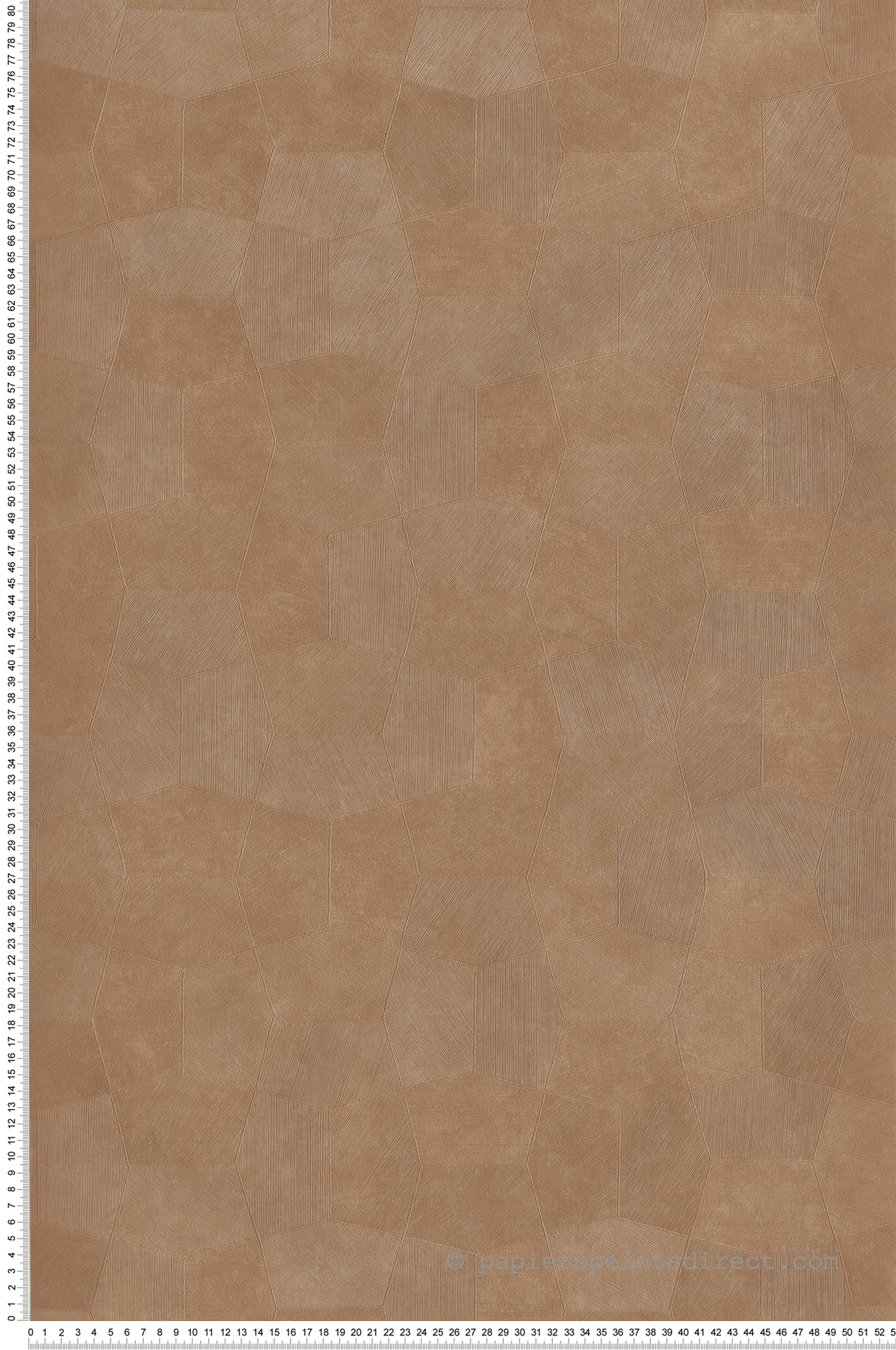 Papier peint Facettes Minérales Selene noisette - Solaris de Casadéco | Réf. SOLA201892940