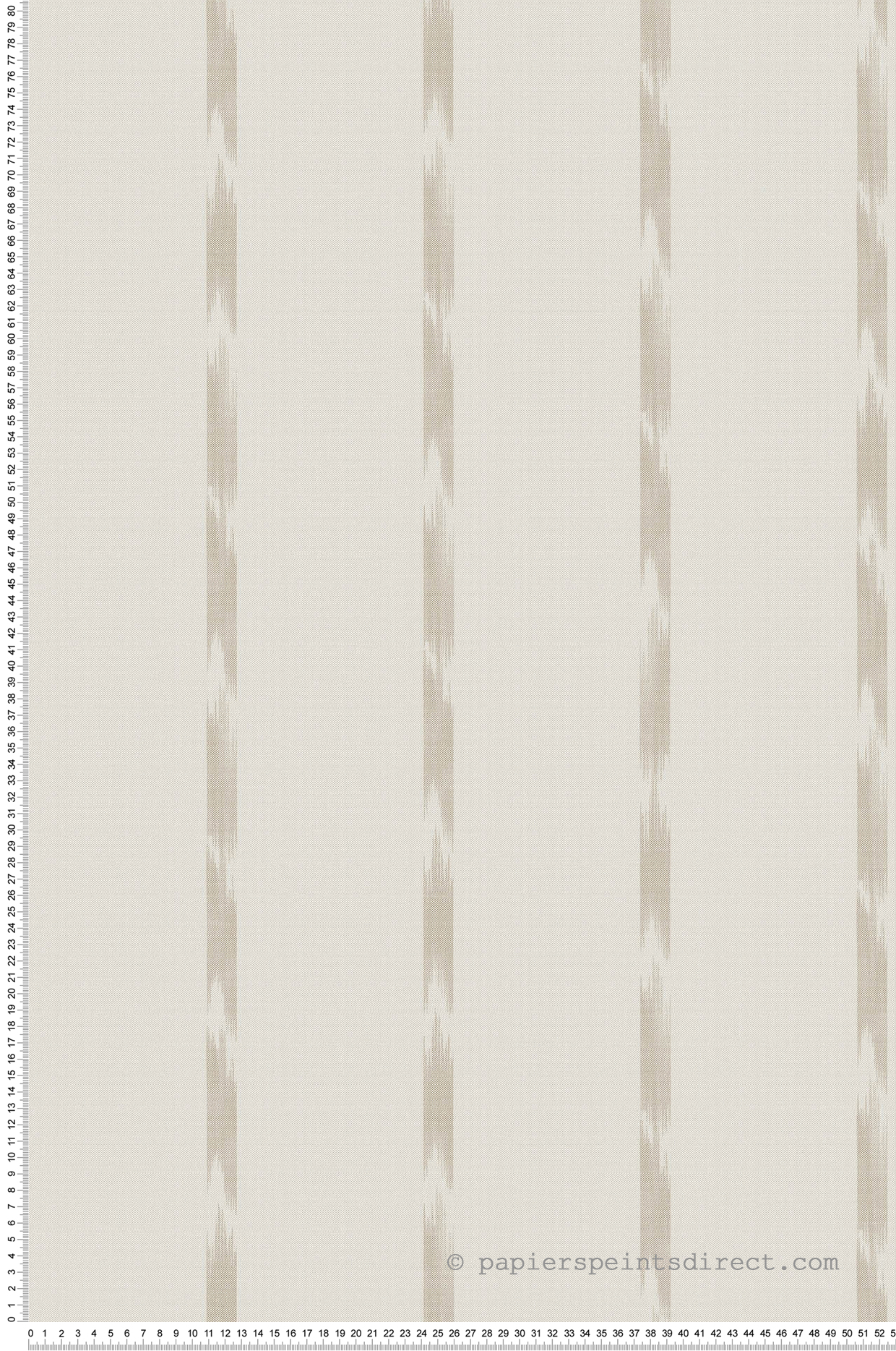 Papier peint Rayure Tie-And-Dye beige - Fidji de Lutèce | Réf. LTC-8509-2