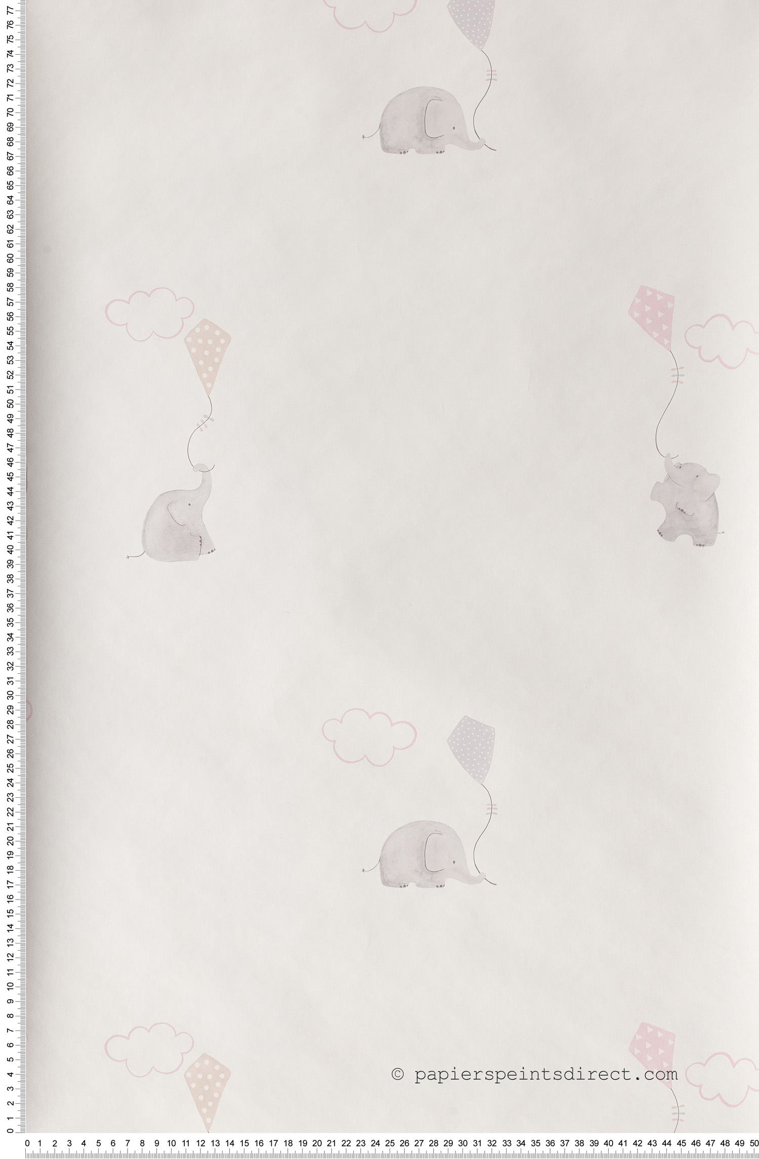 Elephants roses - My Little World de Casadéco