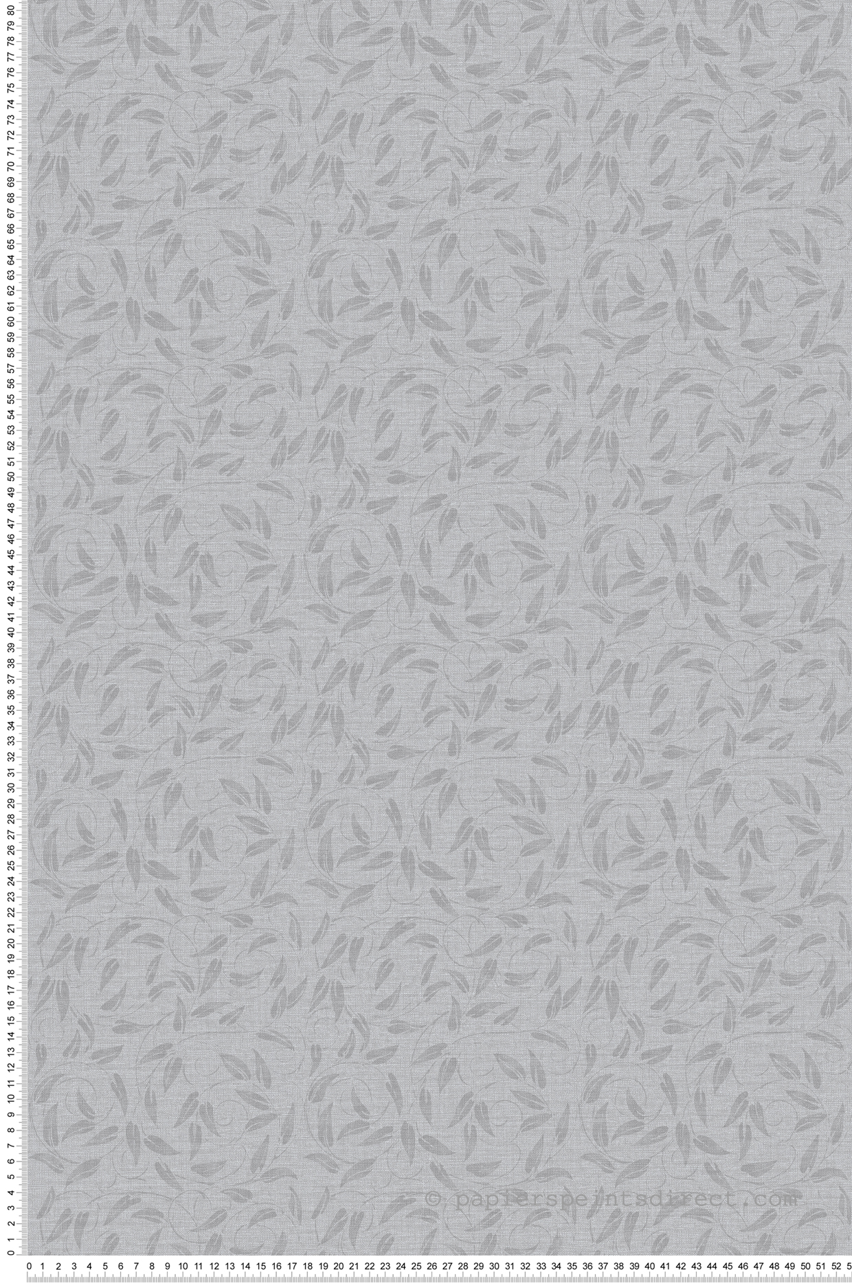 Papier peint Guirlande Feuille Liberty gris souris - The Wall Llewelyn-Bowen de Lutèce | Réf. LTC-LB25164