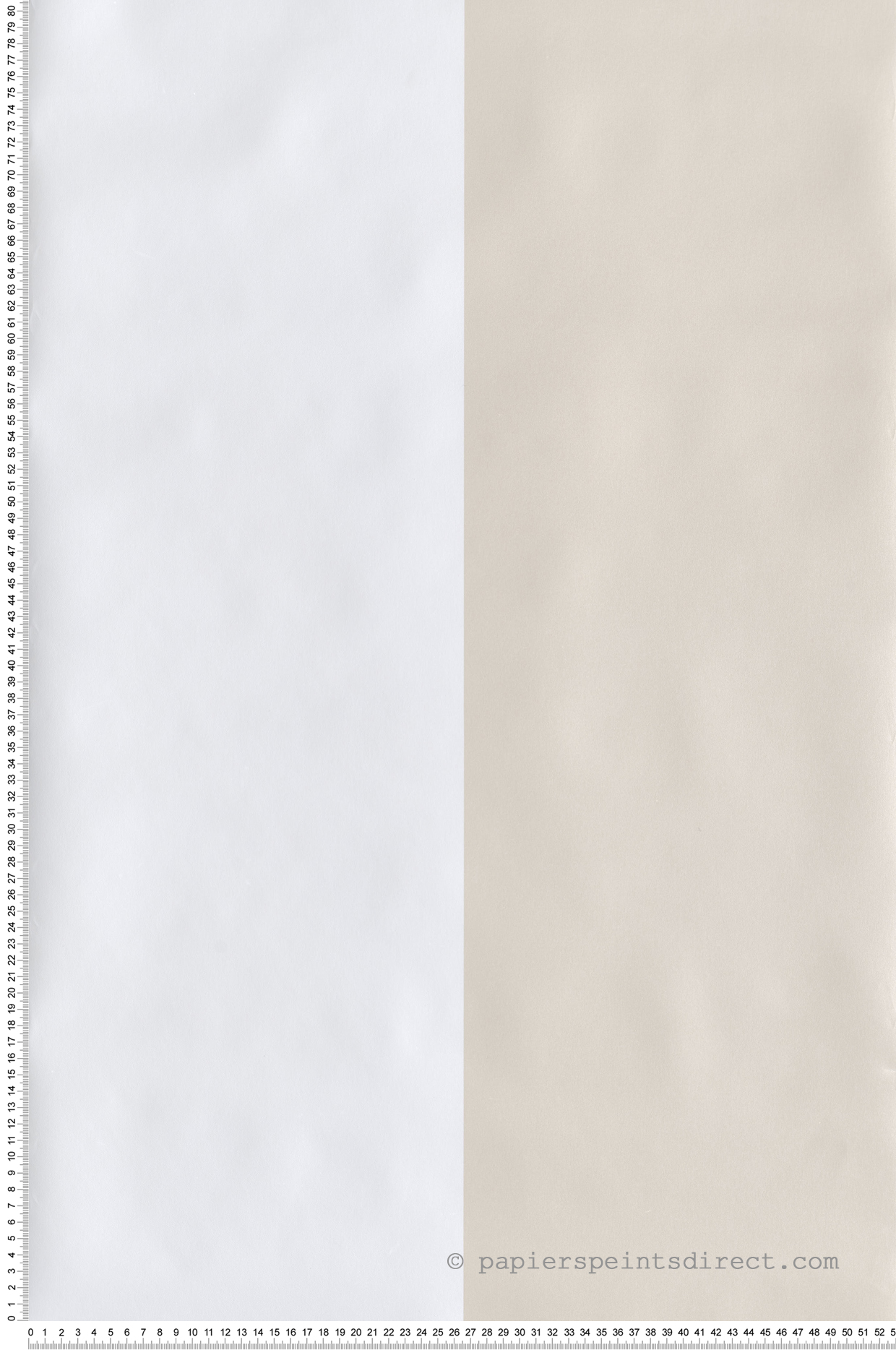 Papier peint Rayure Extra Large beige - Jeux de Rayures 3 de Lutèce | Réf. LTC-G68075