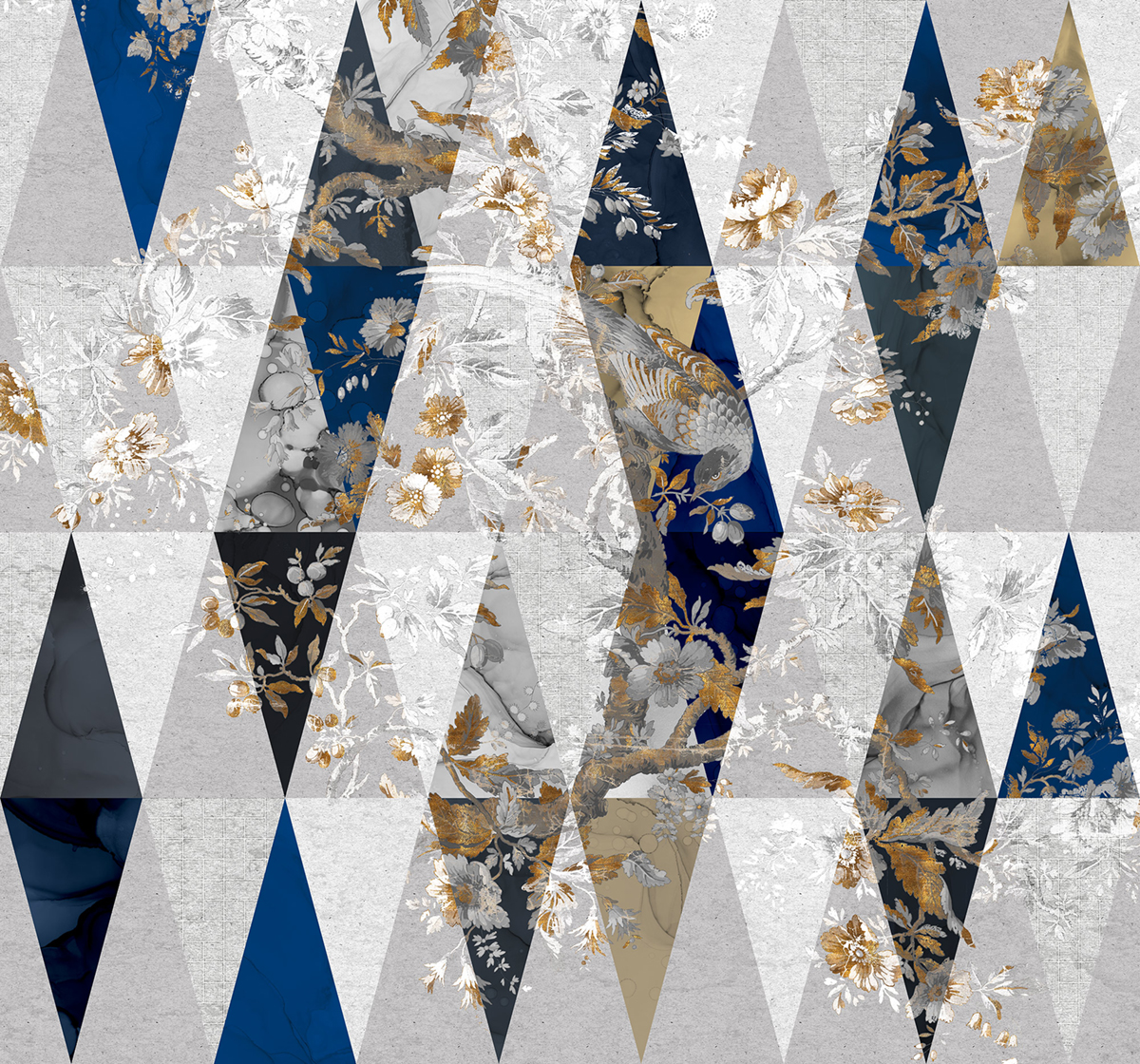 Papier peint panoramique Roi - Papier peint Komar Heritage