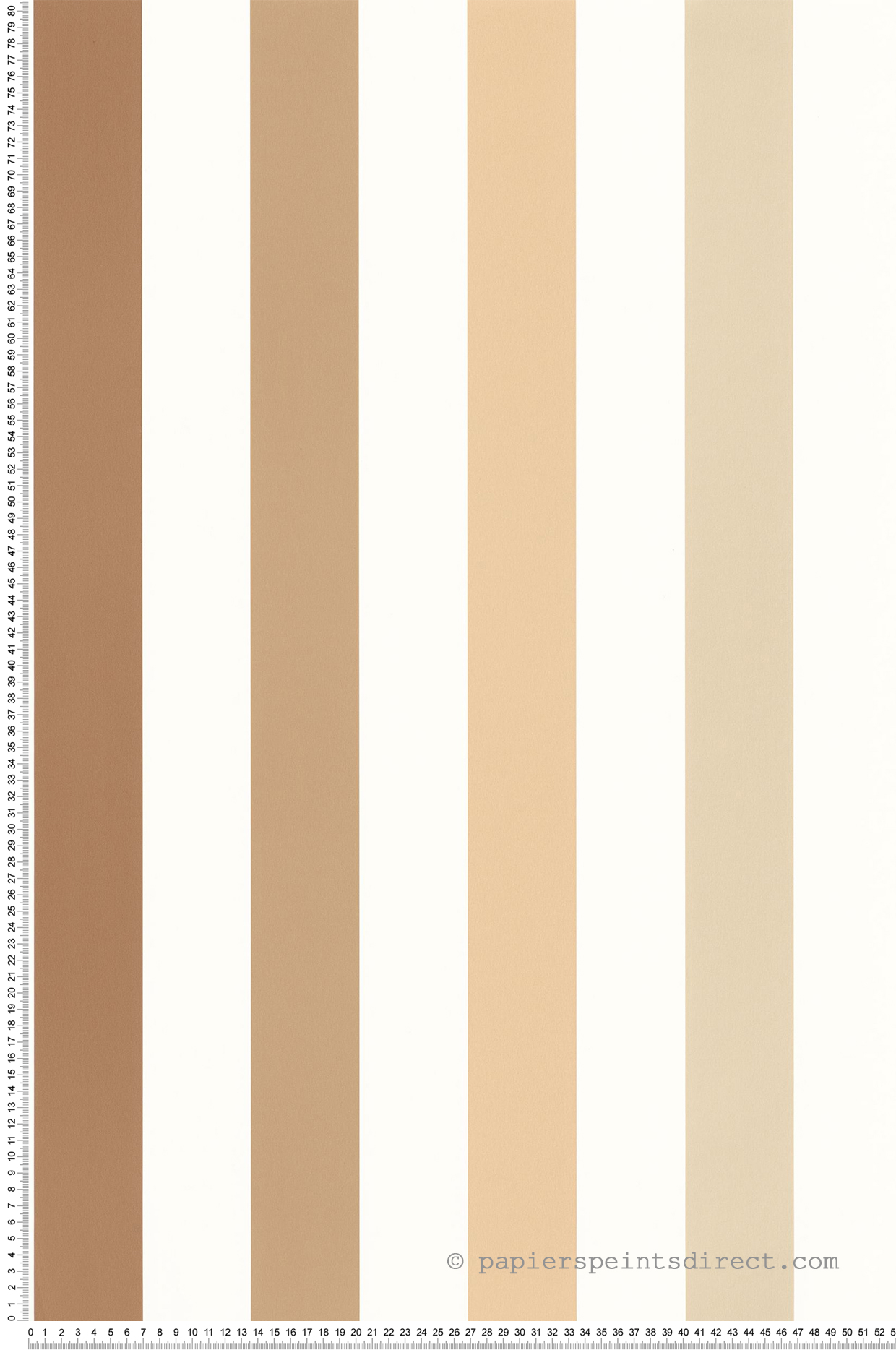 Papier peint Rayure Se Cacher beige camel - Autour du Monde de Casélio | Réf. ADM103581021