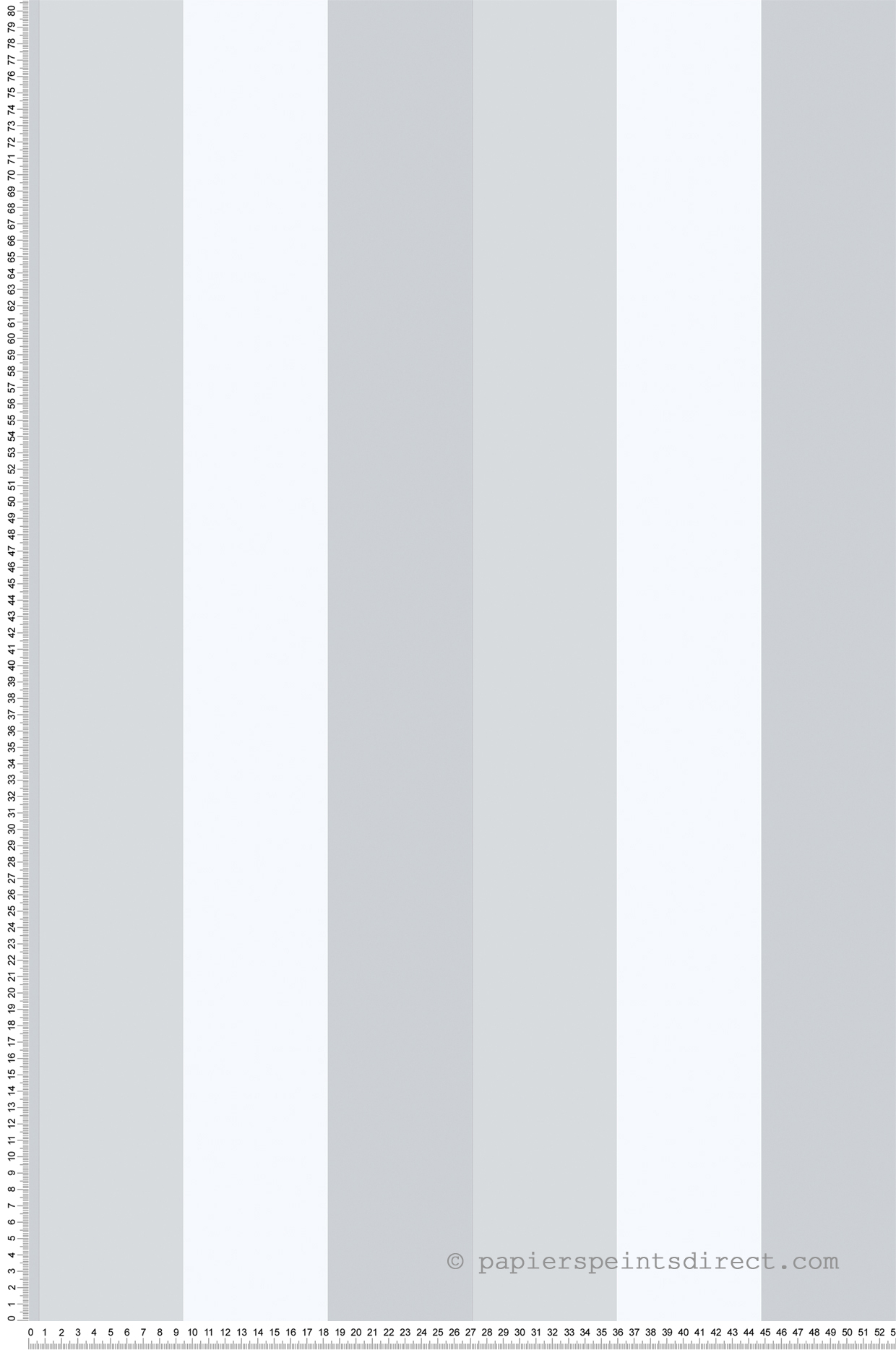 Papier peint Rayure Verticale multi gris - Jardin Secret de Lutèce | Réf. LTC-G78519