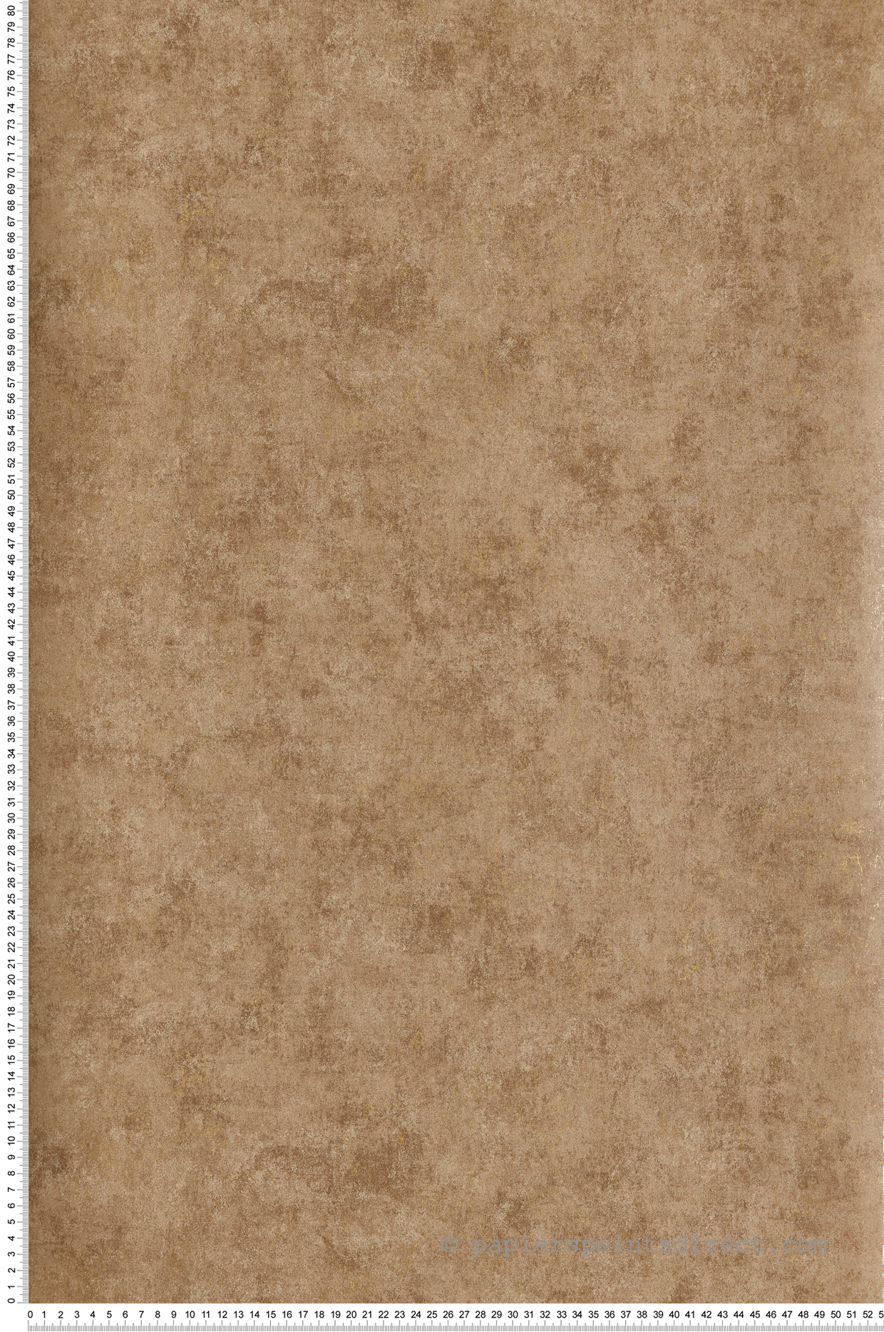 Papier peint Faux Uni Ciment marron doré - Attitude de Lutèce | Réf. LTC-AM22009-5