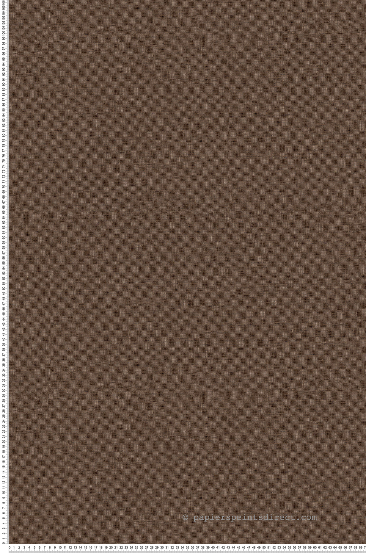 Papier peint Uni Lin Étoffe Lina cacao - Modernismo de Casamance | Réf. CAS-76853262