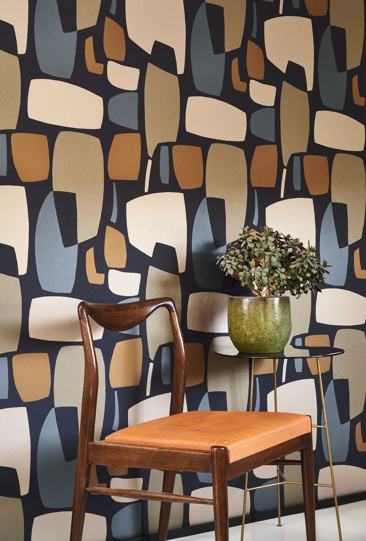 Papier peint Forme Géométrique Module marine - Milano Sixties de Casadéco AMB2| Réf. MISI89389515