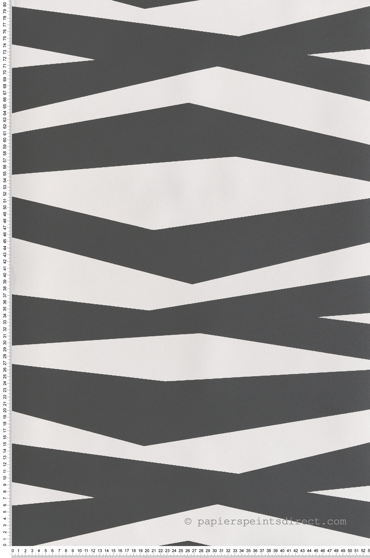 Papier peint Rayures Zebra anthracite - Color Game de Casadéco | Réf. GAME200639595