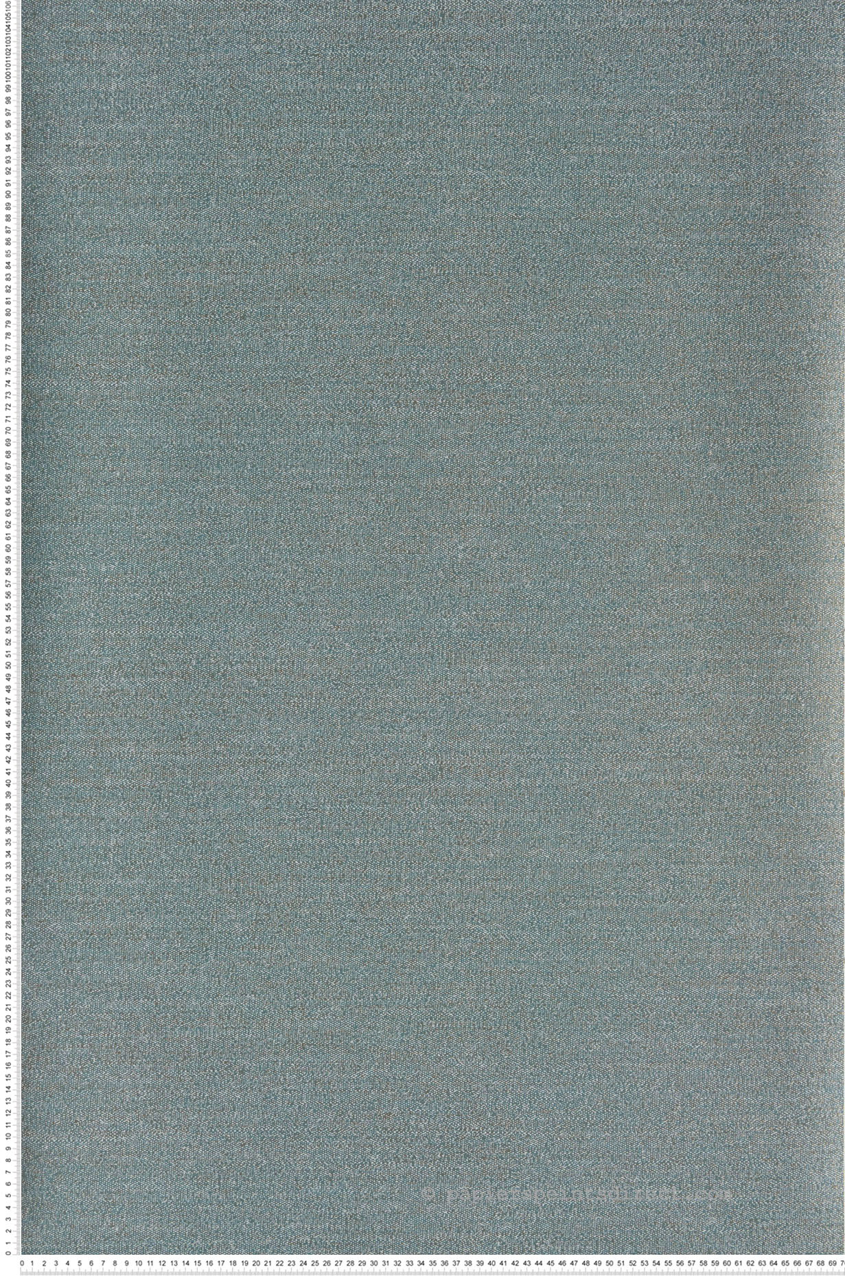 Papier peint faux uni Plumetis Turquoise - Misura de Casamance | Réf. CAS-74452244