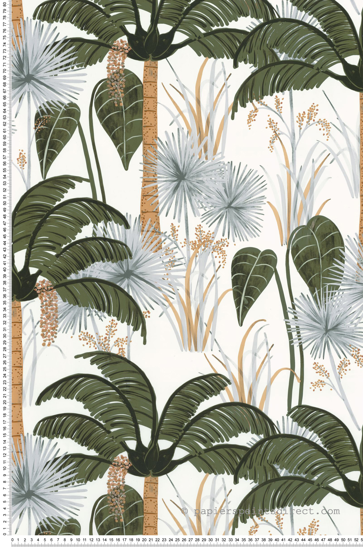 Papier peint Palmier Enjoy Life kaki - Young & Free de Casélio | Réf. YNF103377004