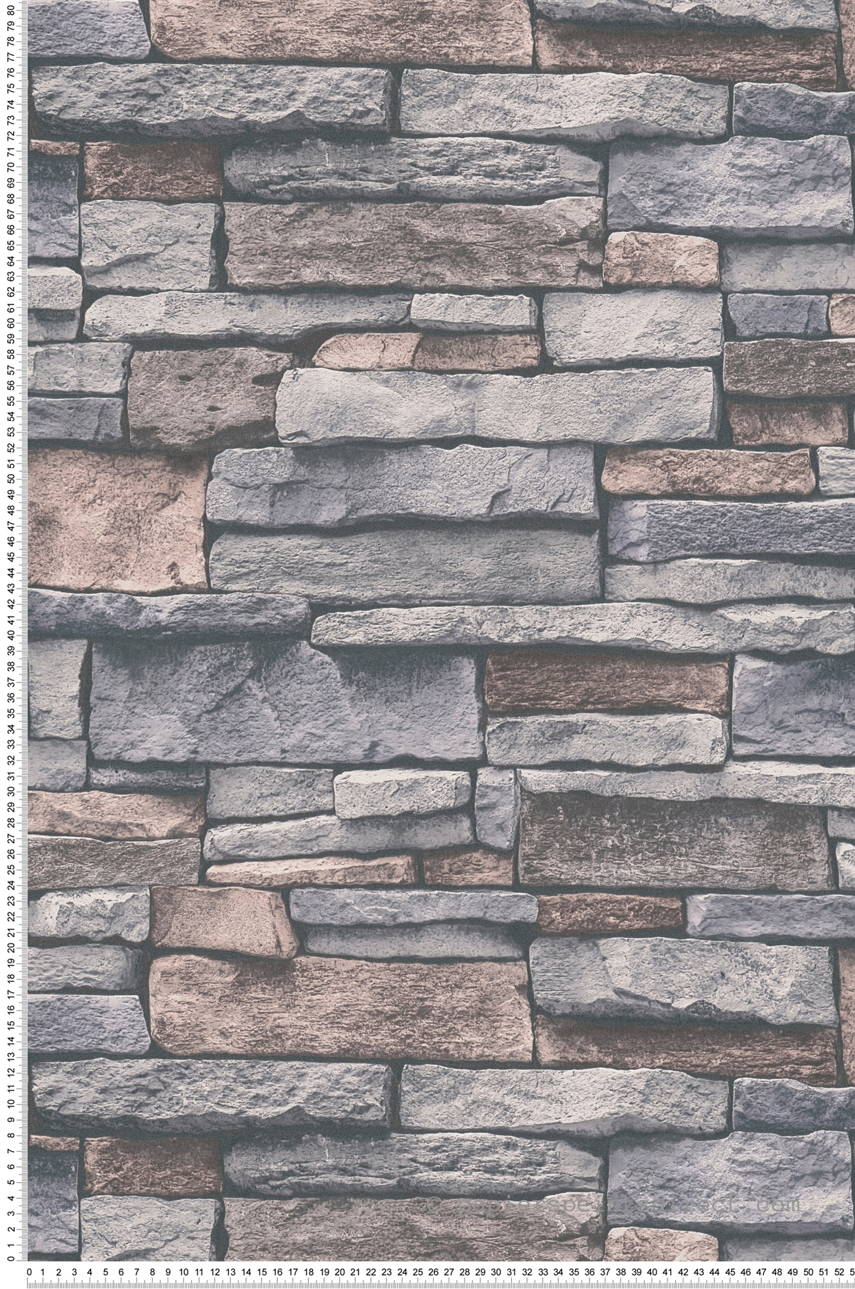 Papier peint Mur de Pierre Plate fumée rosé - Elements 2 d'A.S. Création | Réf. AS-388132