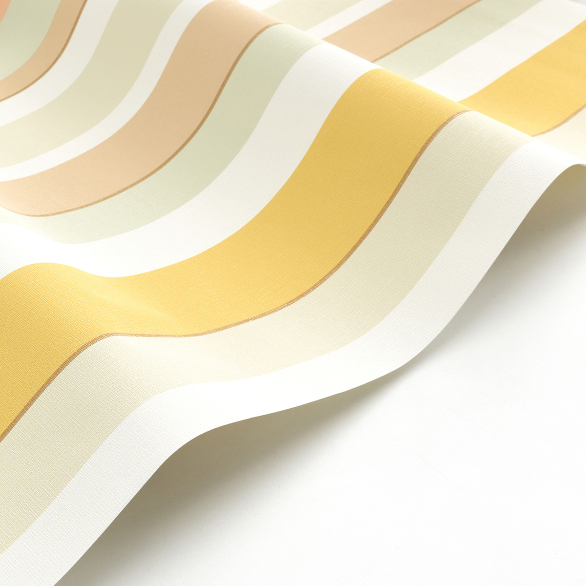 Papier peint Rayure Venice Beach jaune vert doré - California de Casadéco | Réf. CALF88832727