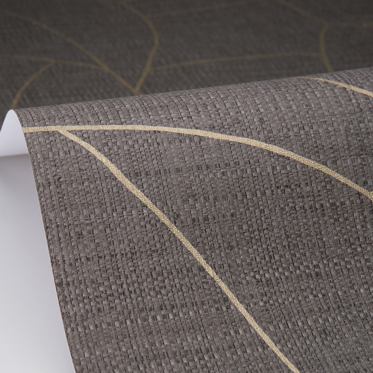 Papier peint Graphique Texturé Melody gris doré - Symphony de Casélio AMB4| Réf. SYM107029004