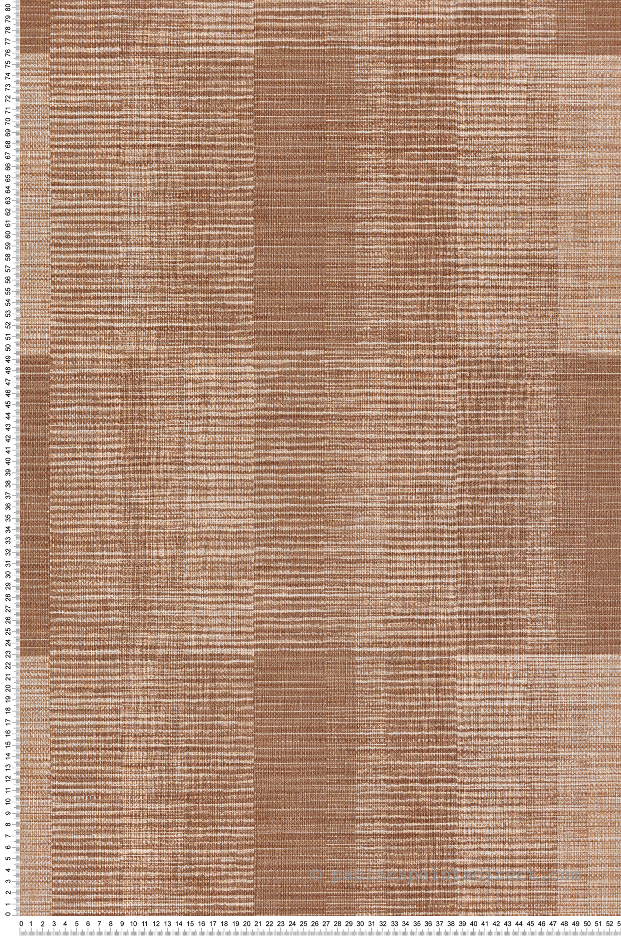 Papier peint Rayure Tissage caramel - Atacama de Montecolino | Réf. MC-IM28031