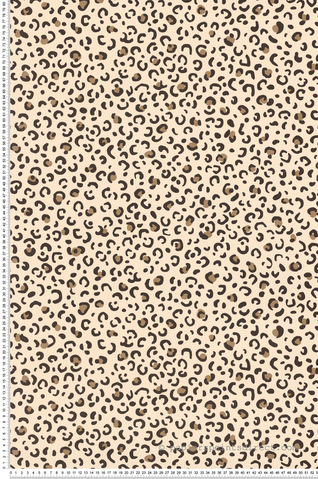 Papier peint Taches Léopard Léonne marron - Let's Go Girls! de Casélio | Réf. LGG104451216