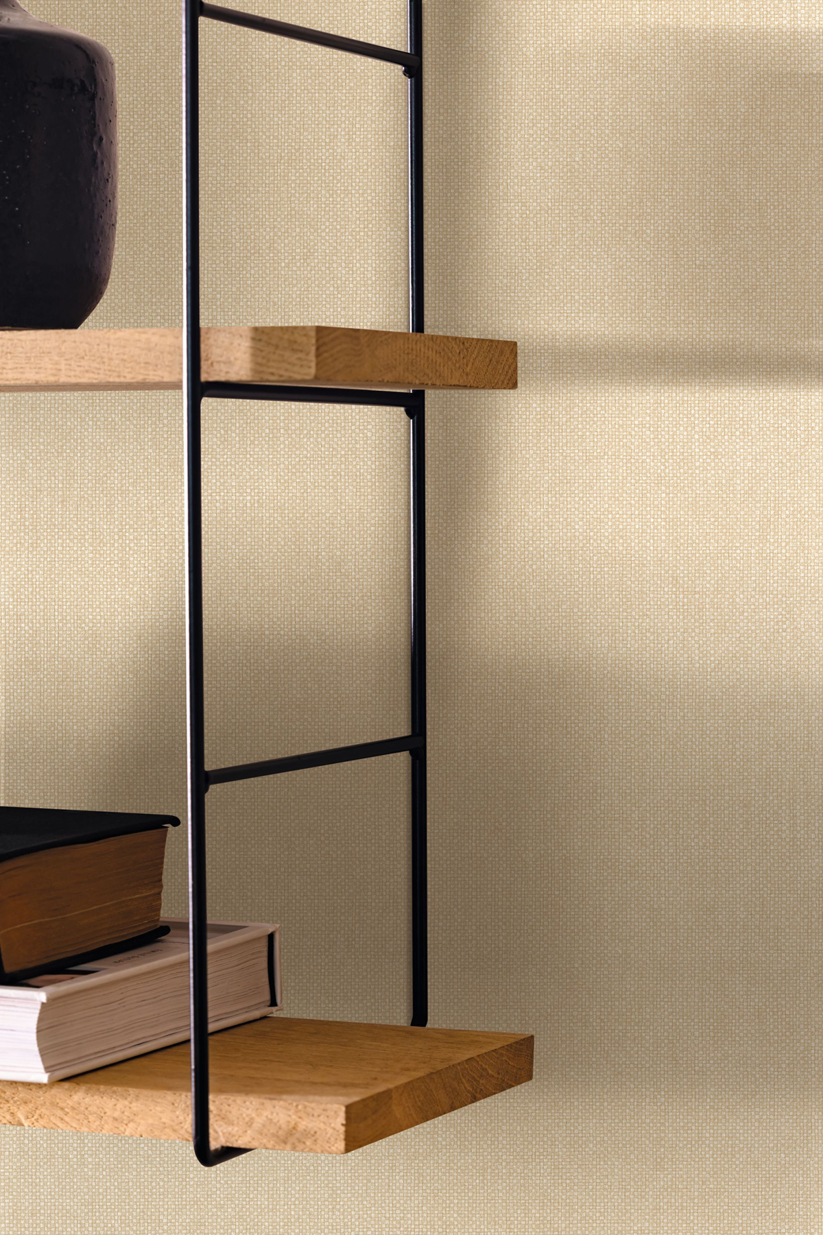 Papier peint Uni Mat Damier beige camomille - Stay Wild de Casélio | Réf. WILD104991300