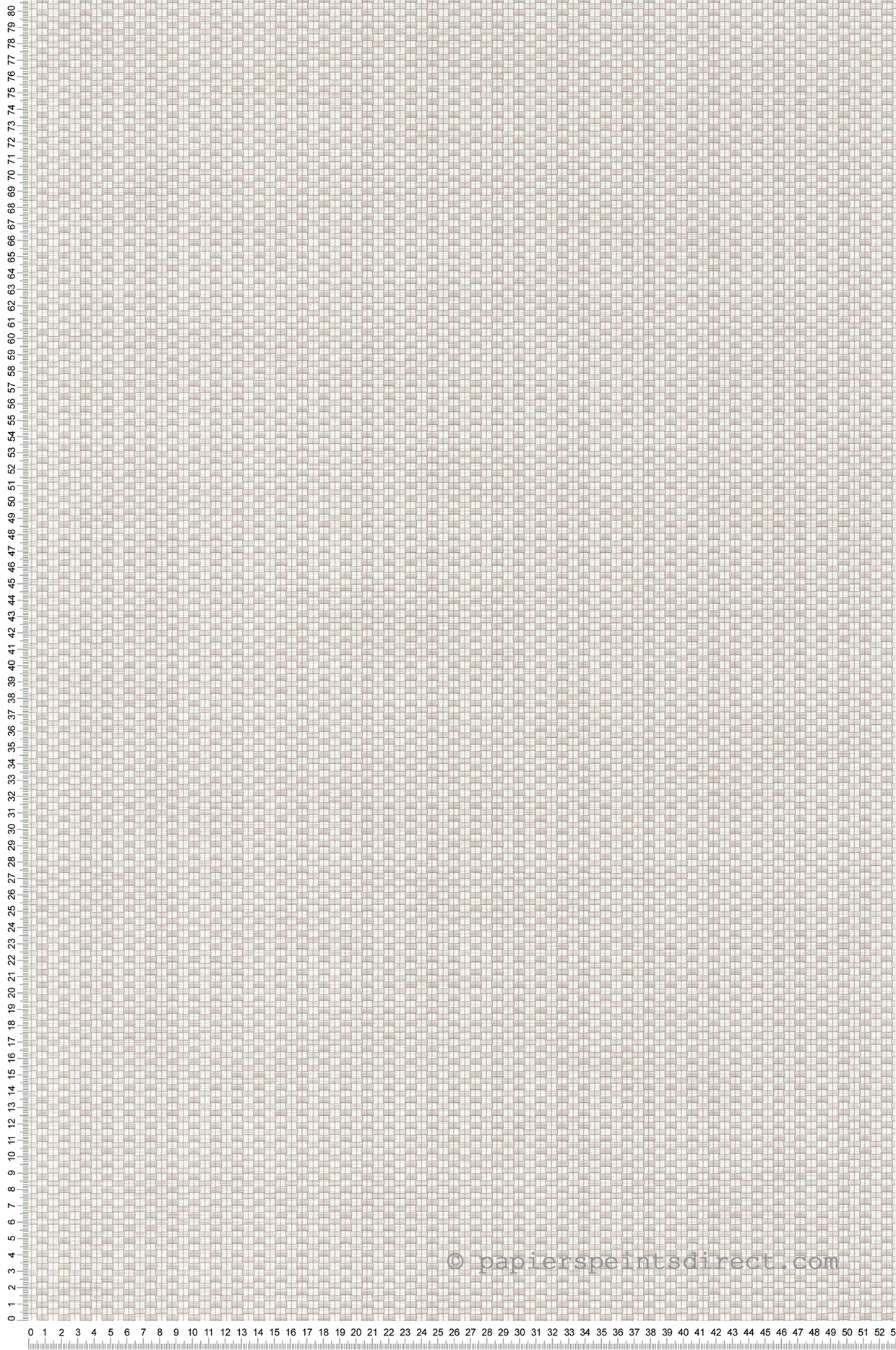 Papier peint Tissage Weavy lin - Five o'clock de Casadeco | Réf. FOCL85821141