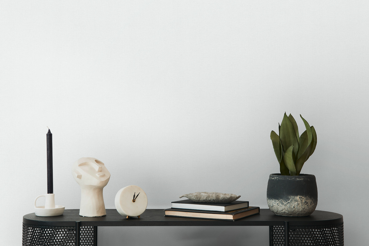 Papier peint Uni Toile blanc perle - Pure Elegance d'A.S. Création | Réf. AS-397782