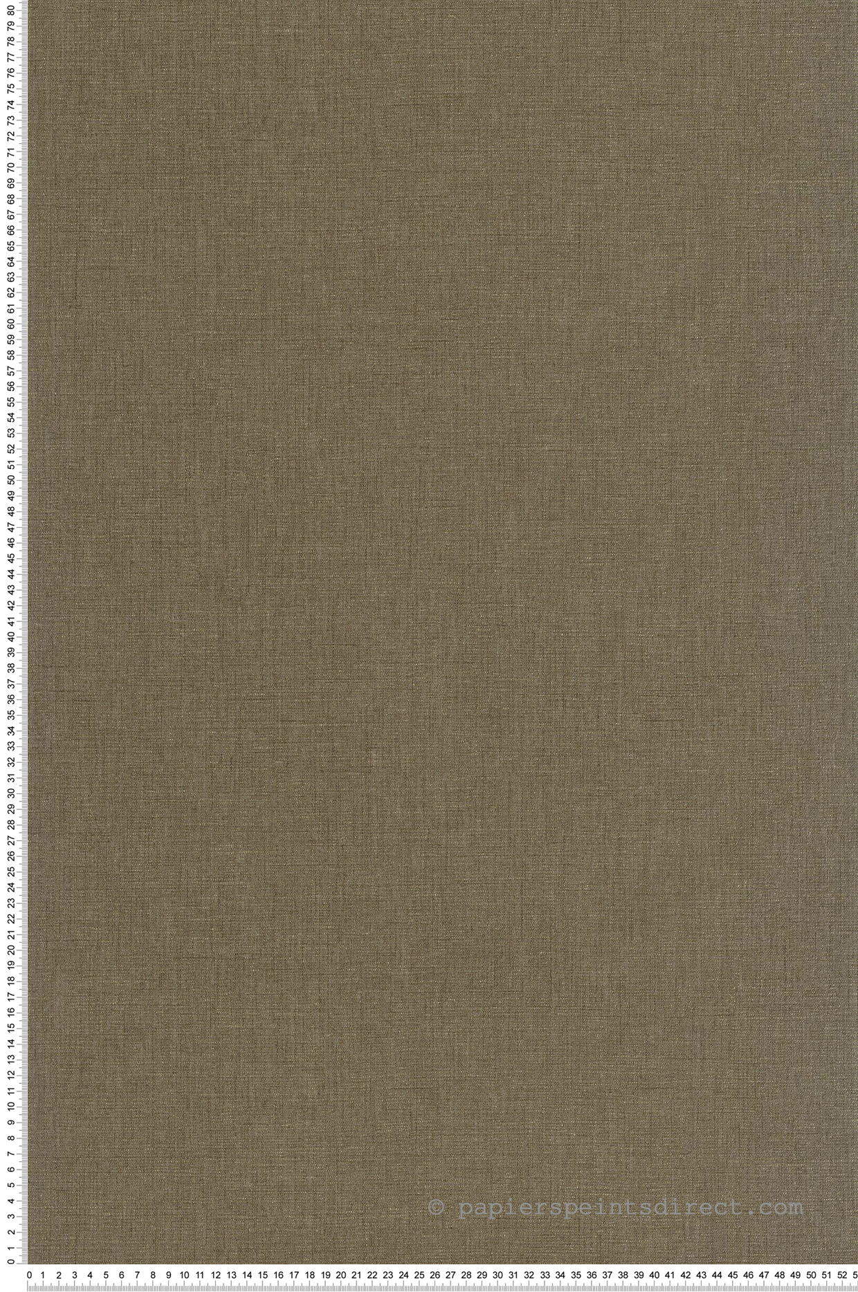 Papier peint Uni Lin Métallisé Caractère kaki - Matera de Casadéco | Réf. MATA201177616