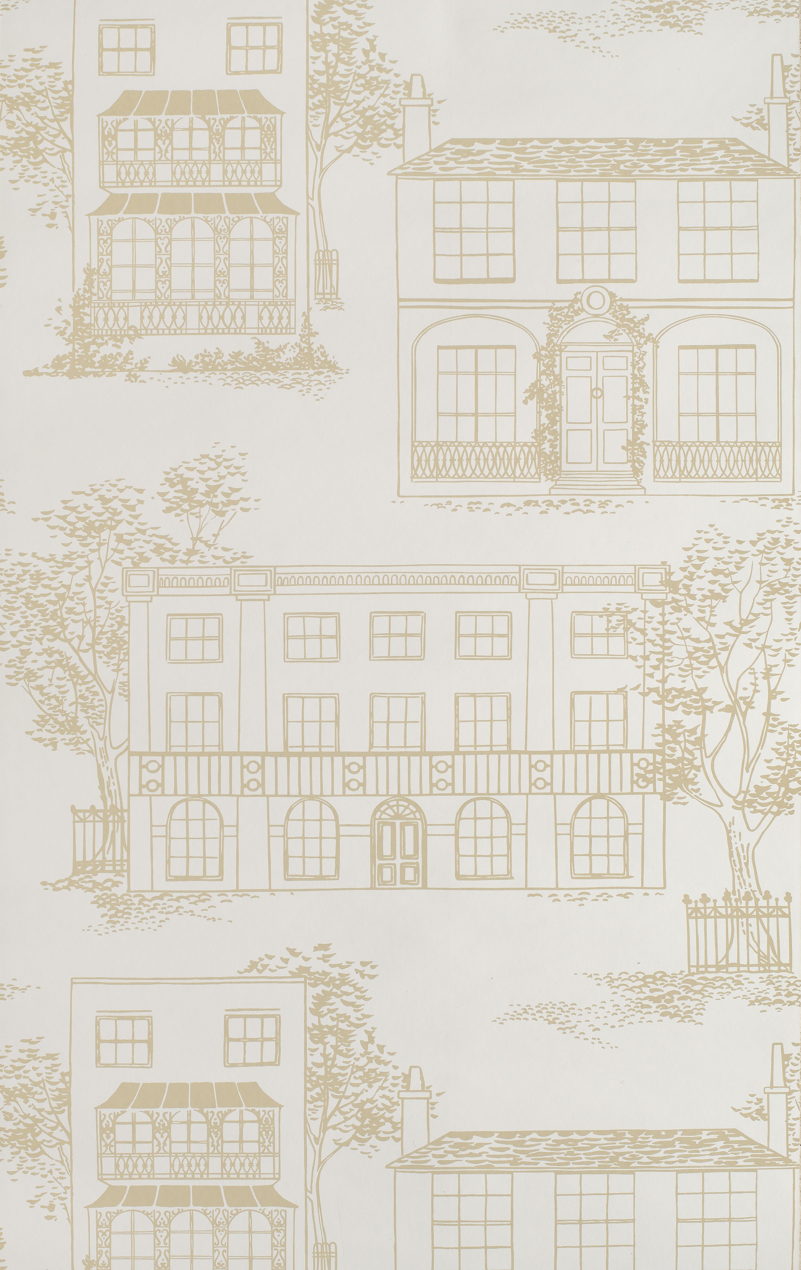 Papier peint 50' s Line Papers par the Little Greene, référence : 272HACLOIS