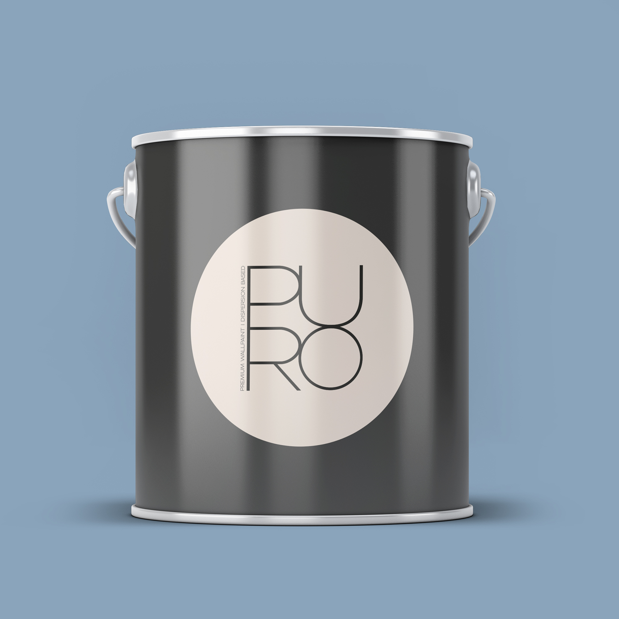 Image d'un pot de 5 litres de peinture Puro bleu ocean blue - c3005