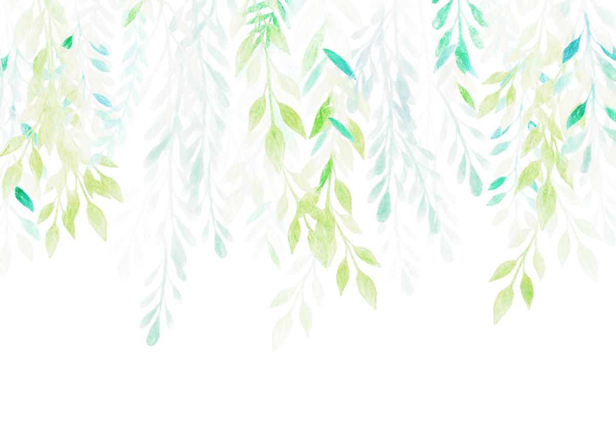 Papier peint panoramique Nature Summer Leaves - Papier peint Komar Colors