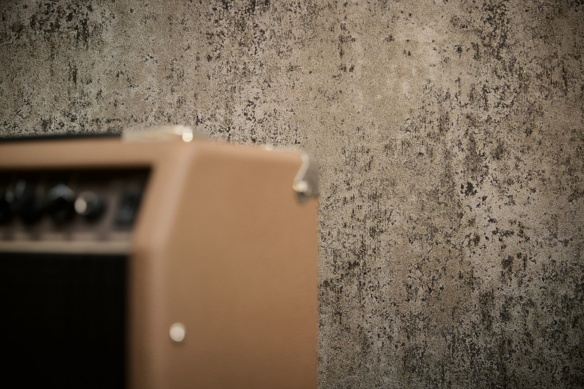 Papier peint Faux Uni Béton Urbain taupe anthracite - Metropolitan Stories 4 Hot Spots d'A.S. Création AMB2| Réf. AS-786295