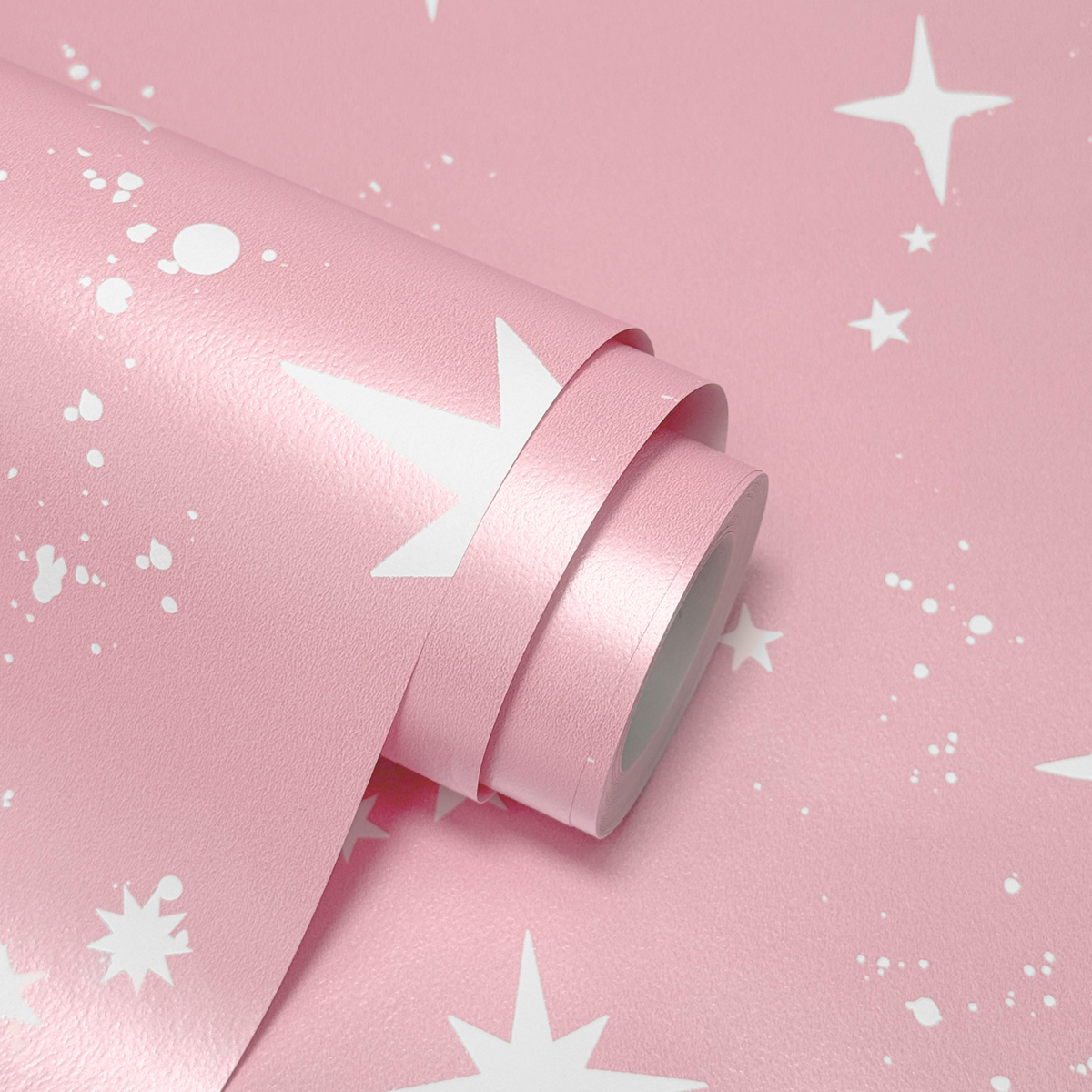 Papier peint Étoile Magie Métallisé rose - Imagine de Lutèce | Réf. LTC-DL27566