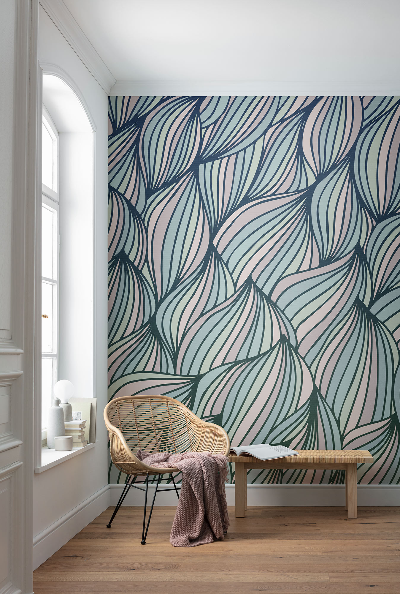 Papier peint panoramique Vagues Gentle Waves - Papier peint Komar Flair