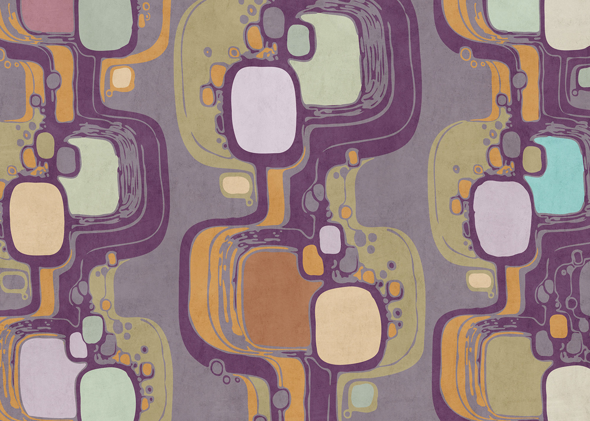 Papier peint panoramique Vintage Masterpiece - Papier peint Komar Flair