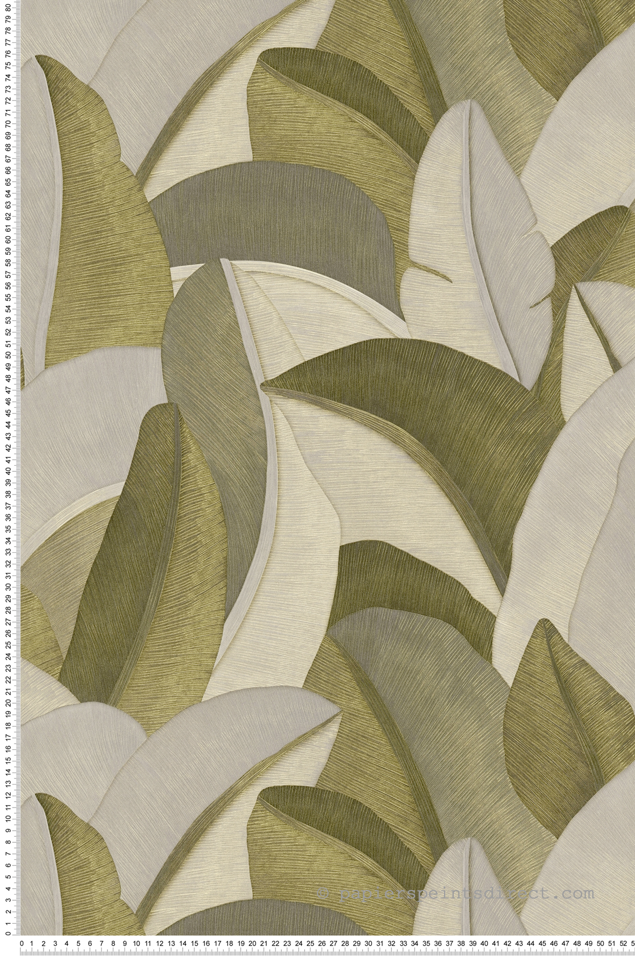 Papier peint Feuillage Graphique doré - Vibes & Styles d'A.S. Création | Réf. AS-790393