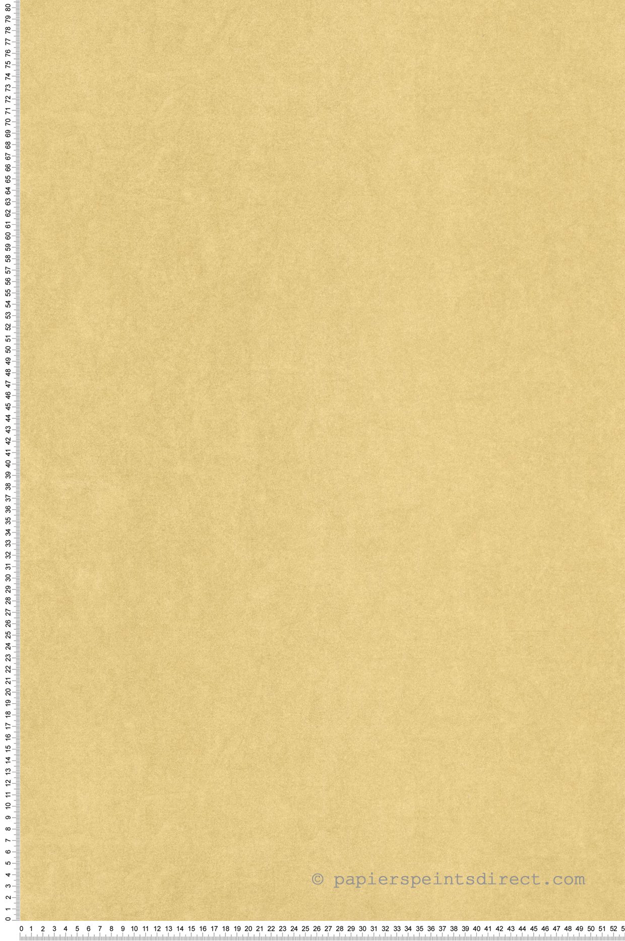 Papier peint Faux Uni Cotton Touch jaune ocre - Méditerranée de Casadéco | Réf. MEDI82382375